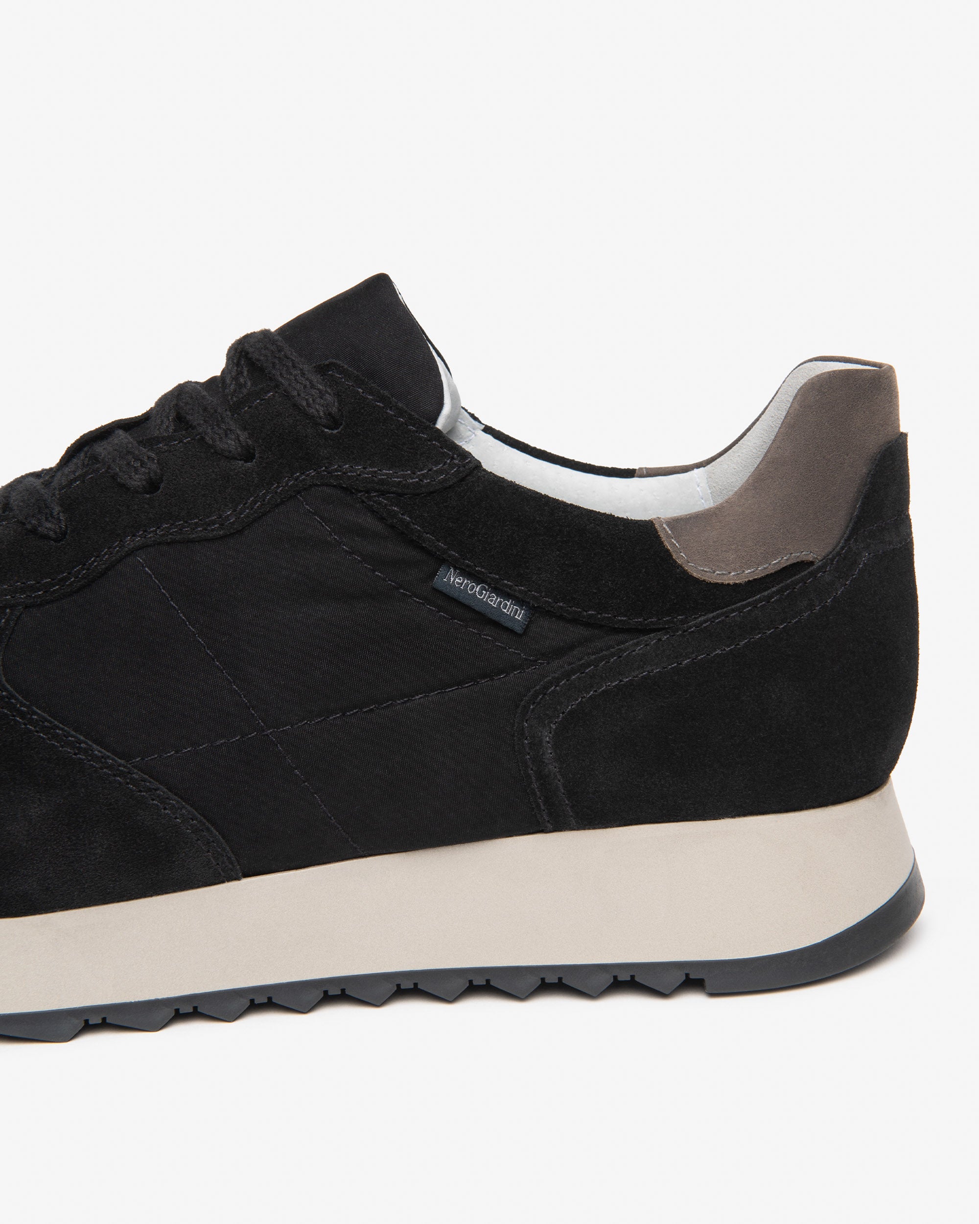 Sneakers Uomo in Camoscio e Tela