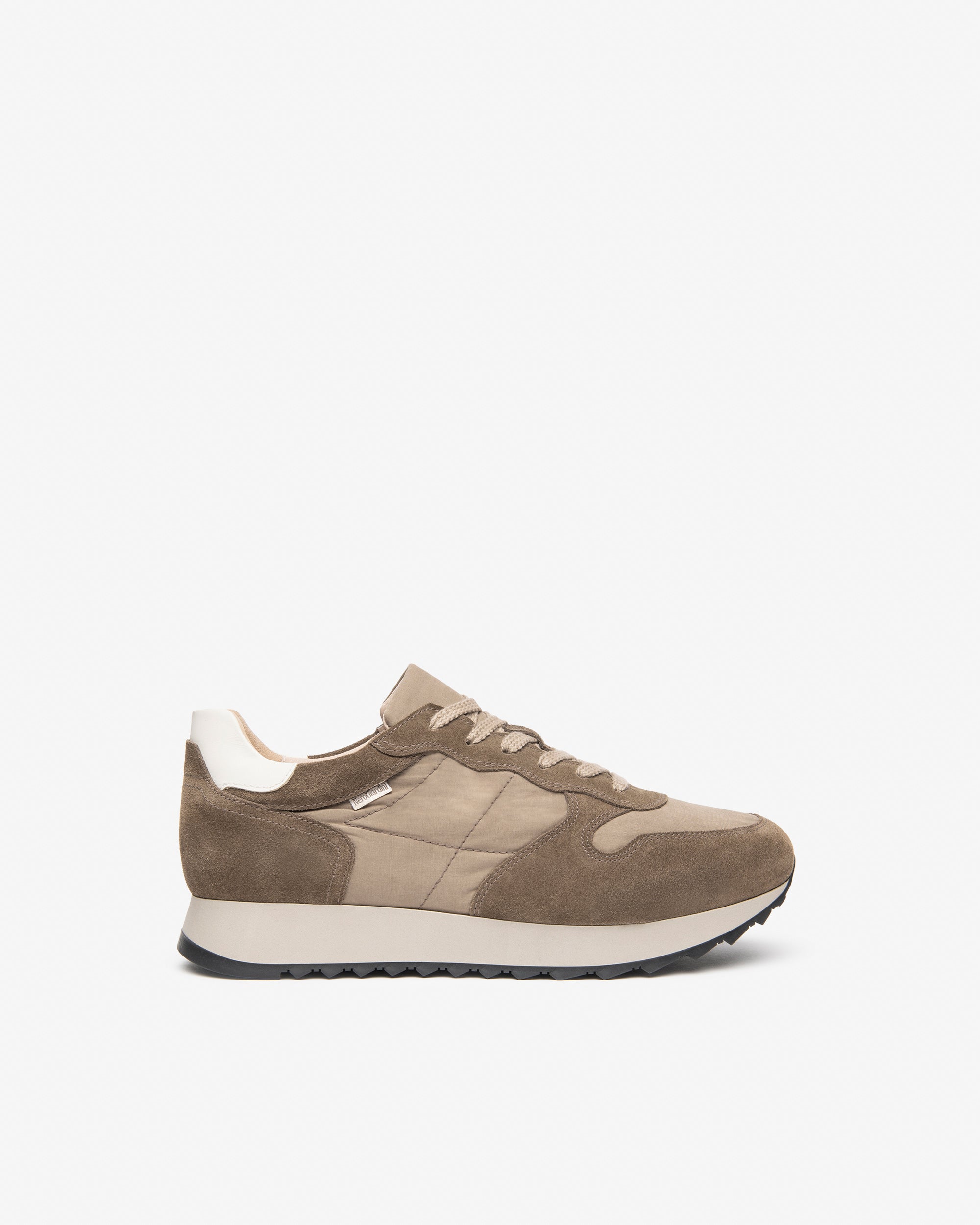 Sneakers Uomo in Camoscio e Tela
