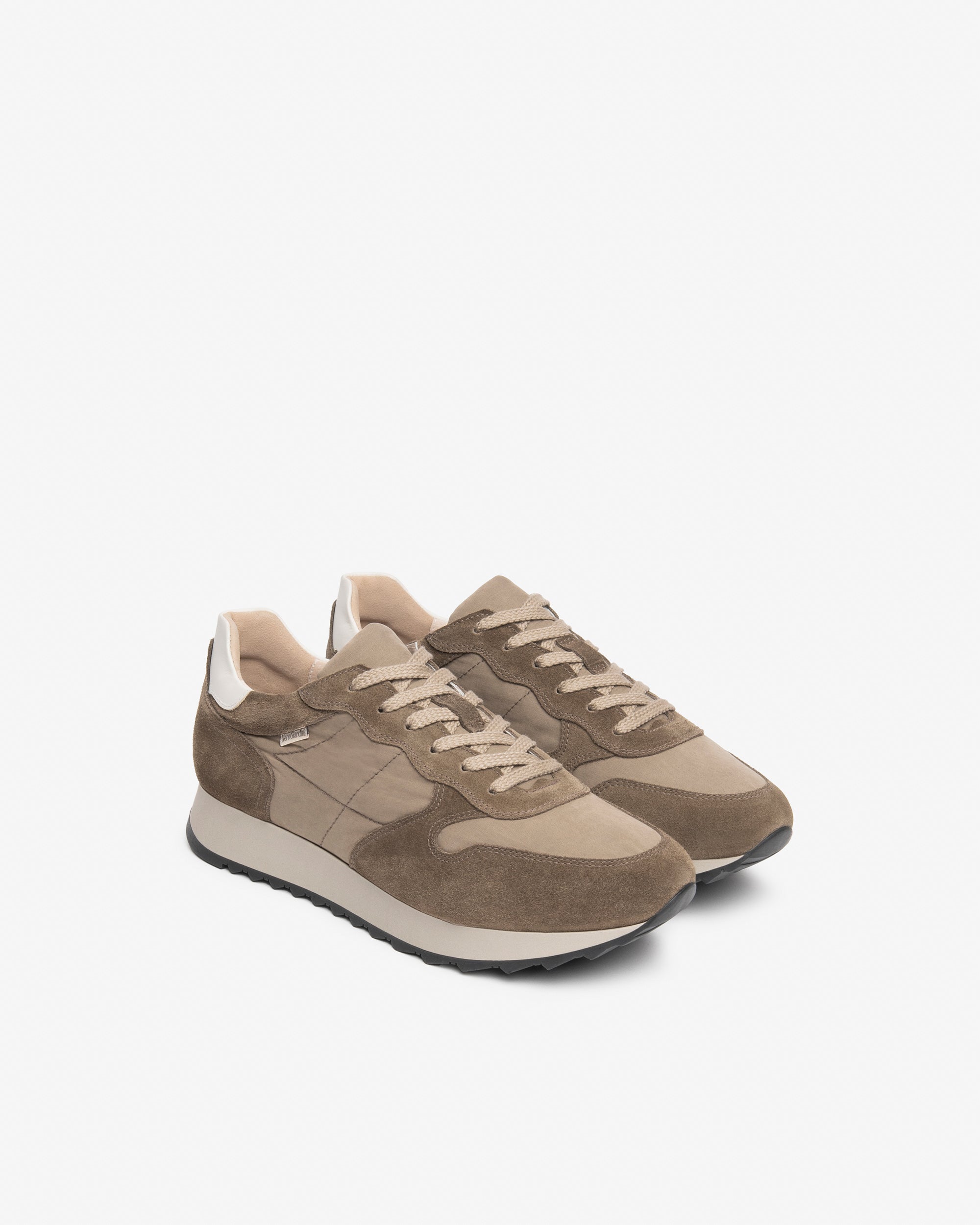 Sneakers Uomo in Camoscio e Tela
