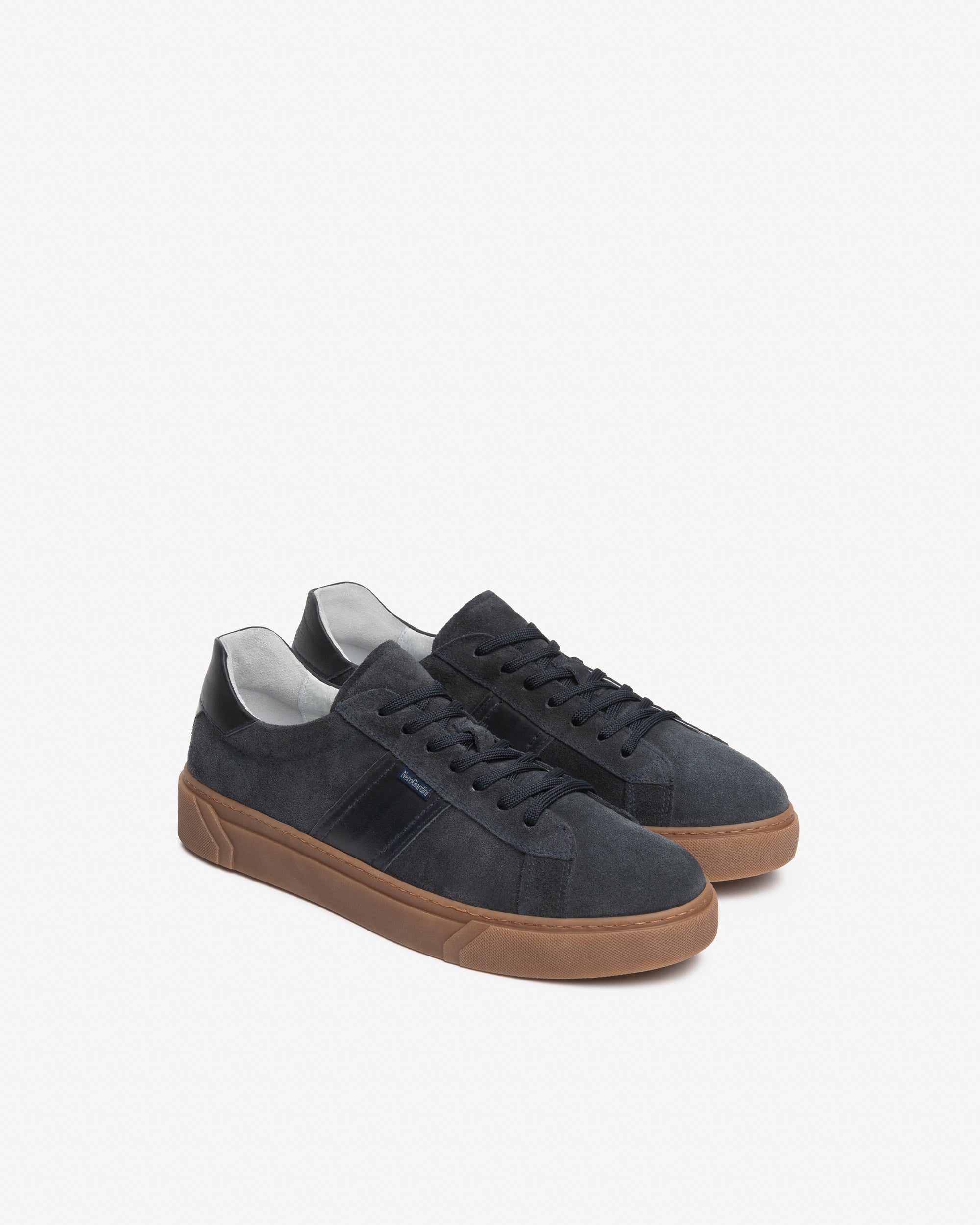 Sneakers Uomo in Camoscio e Pelle