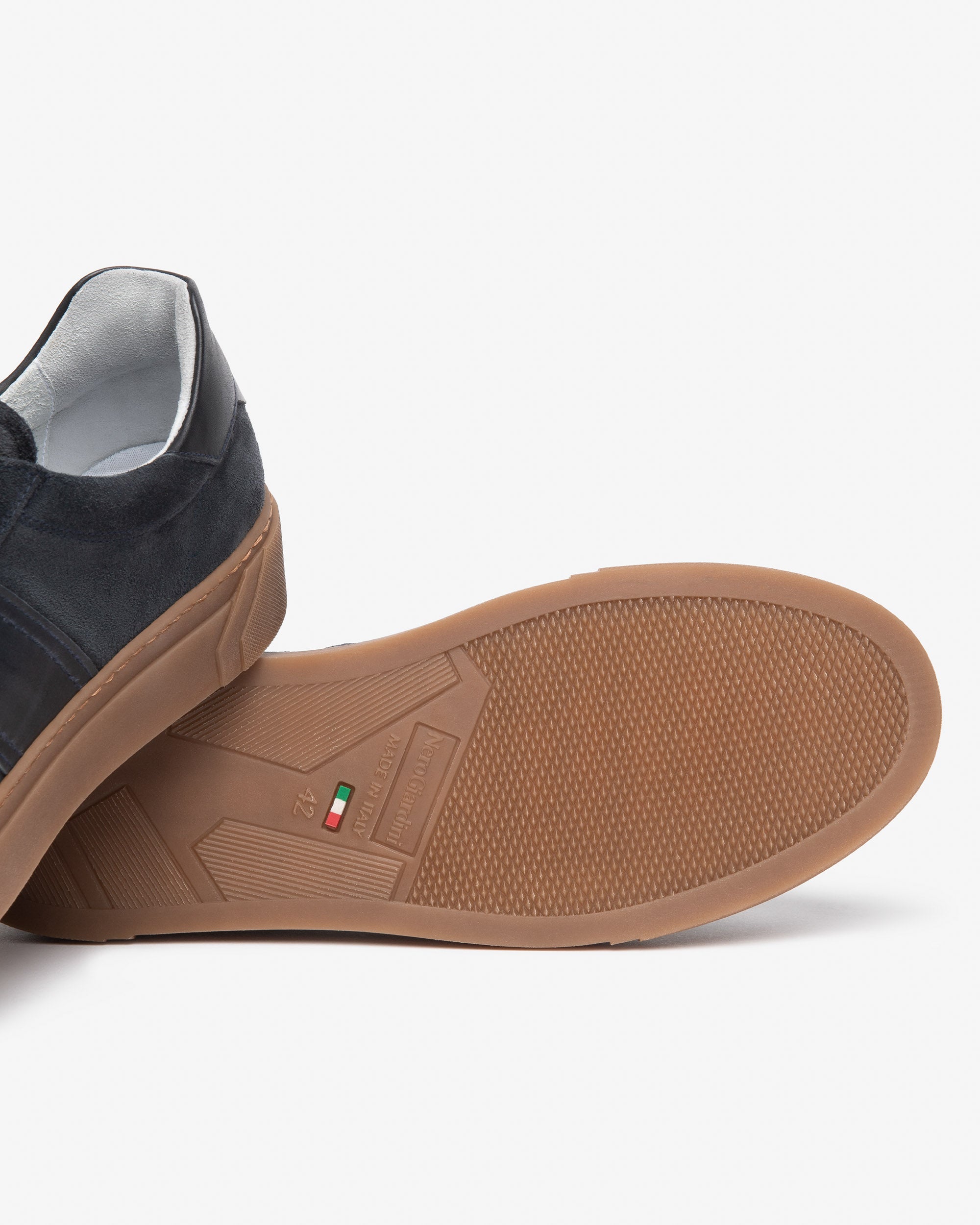 Sneakers Uomo in Camoscio e Pelle