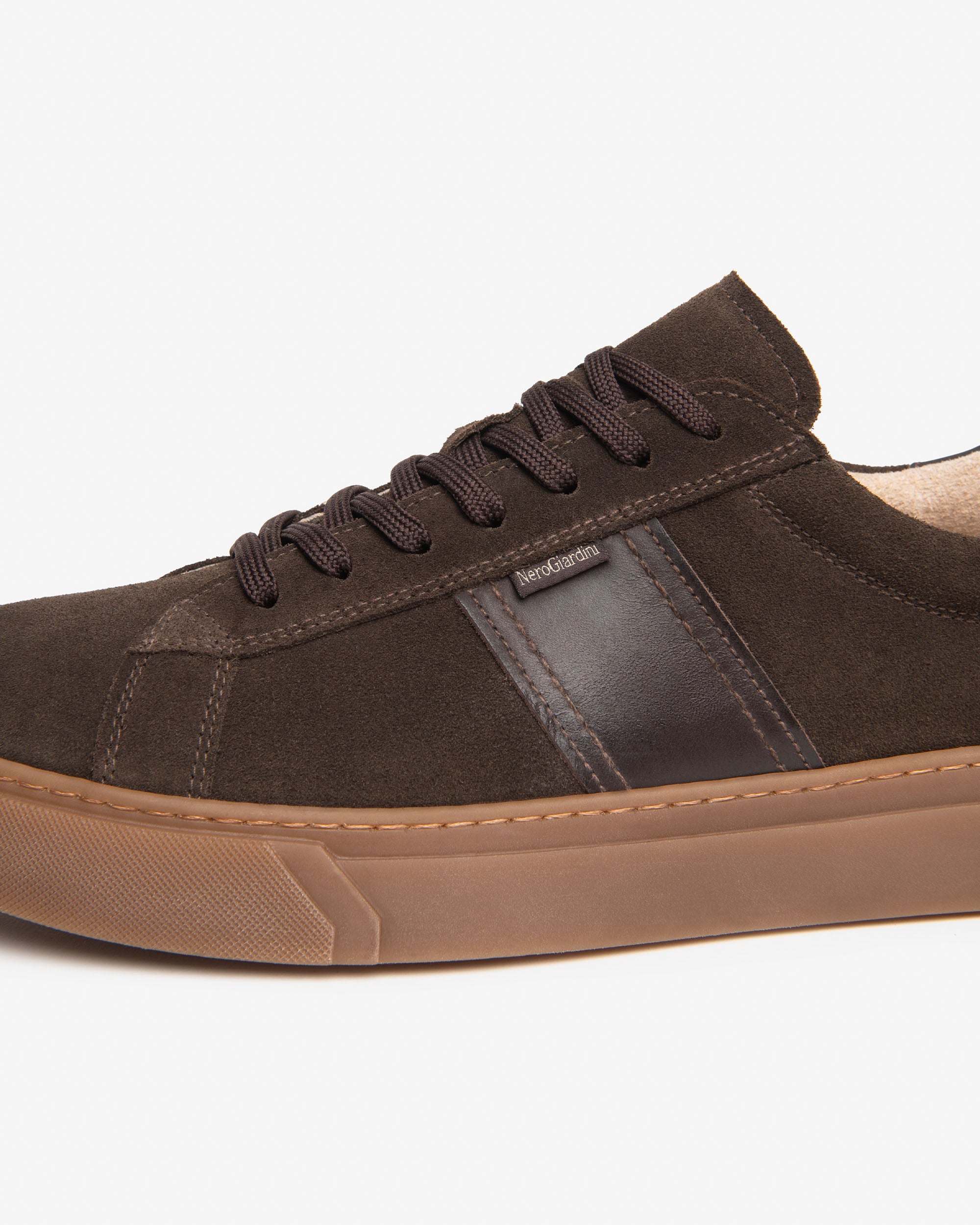 Sneakers Uomo in Camoscio e Pelle