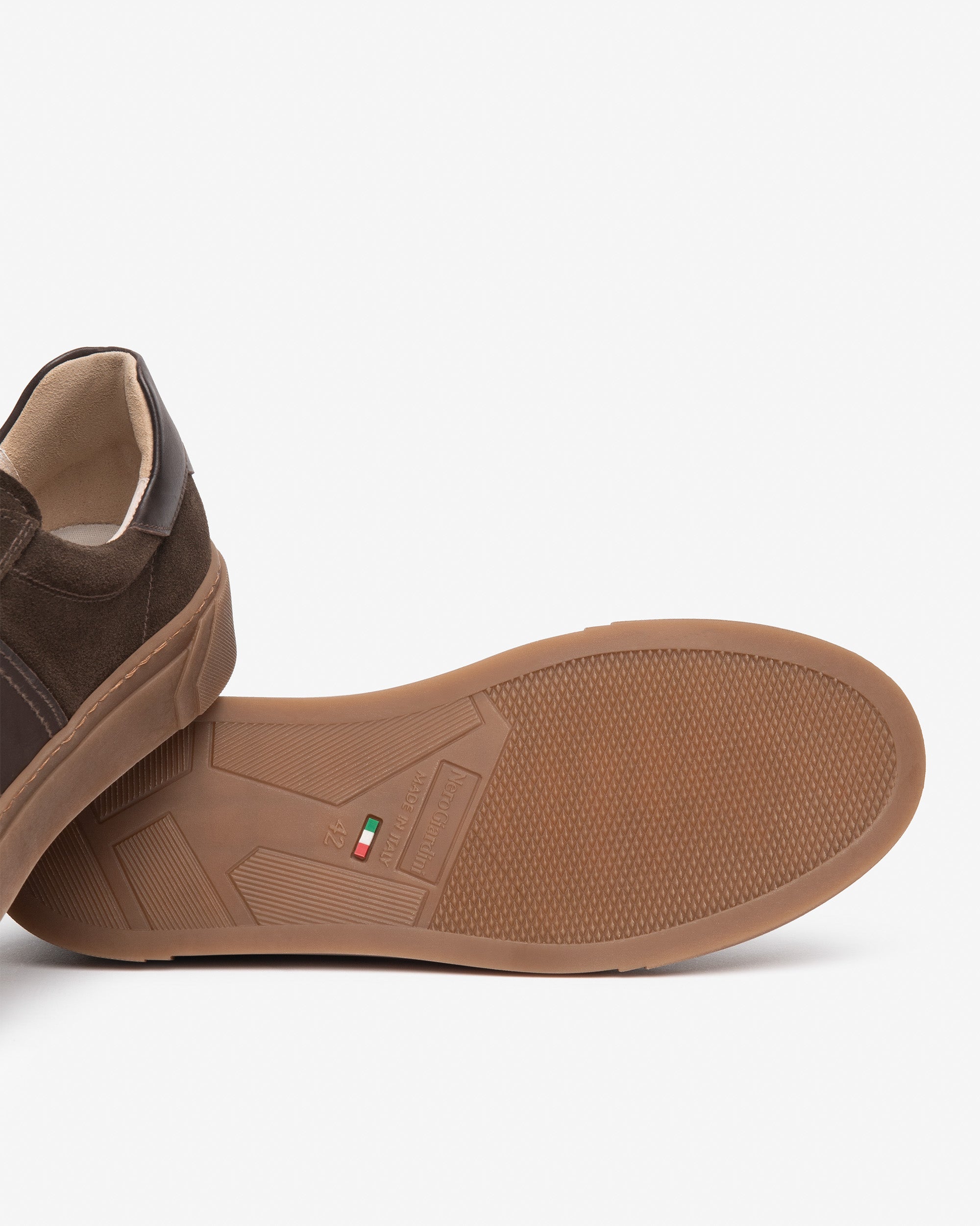 Sneakers Uomo in Camoscio e Pelle