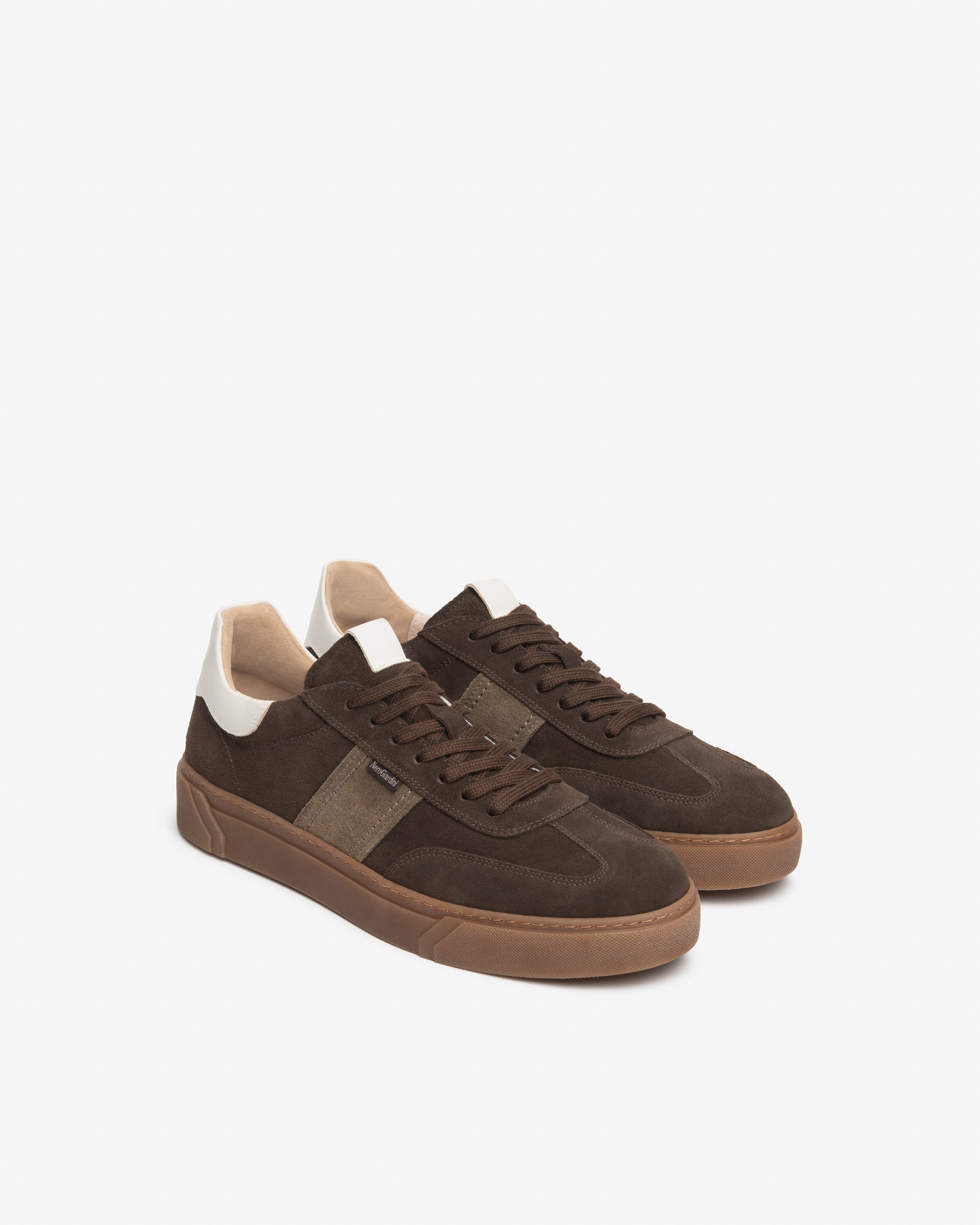 Sneakers Uomo in Camoscio e Pelle