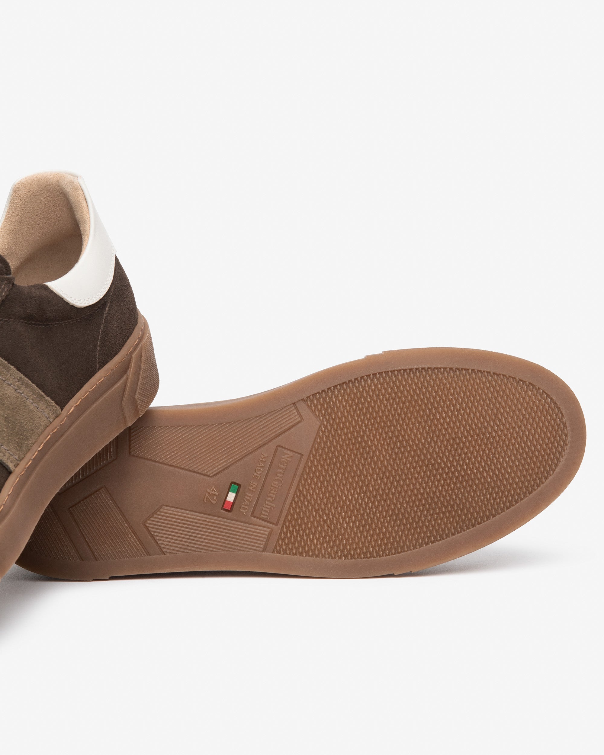 Sneakers Uomo in Camoscio e Pelle