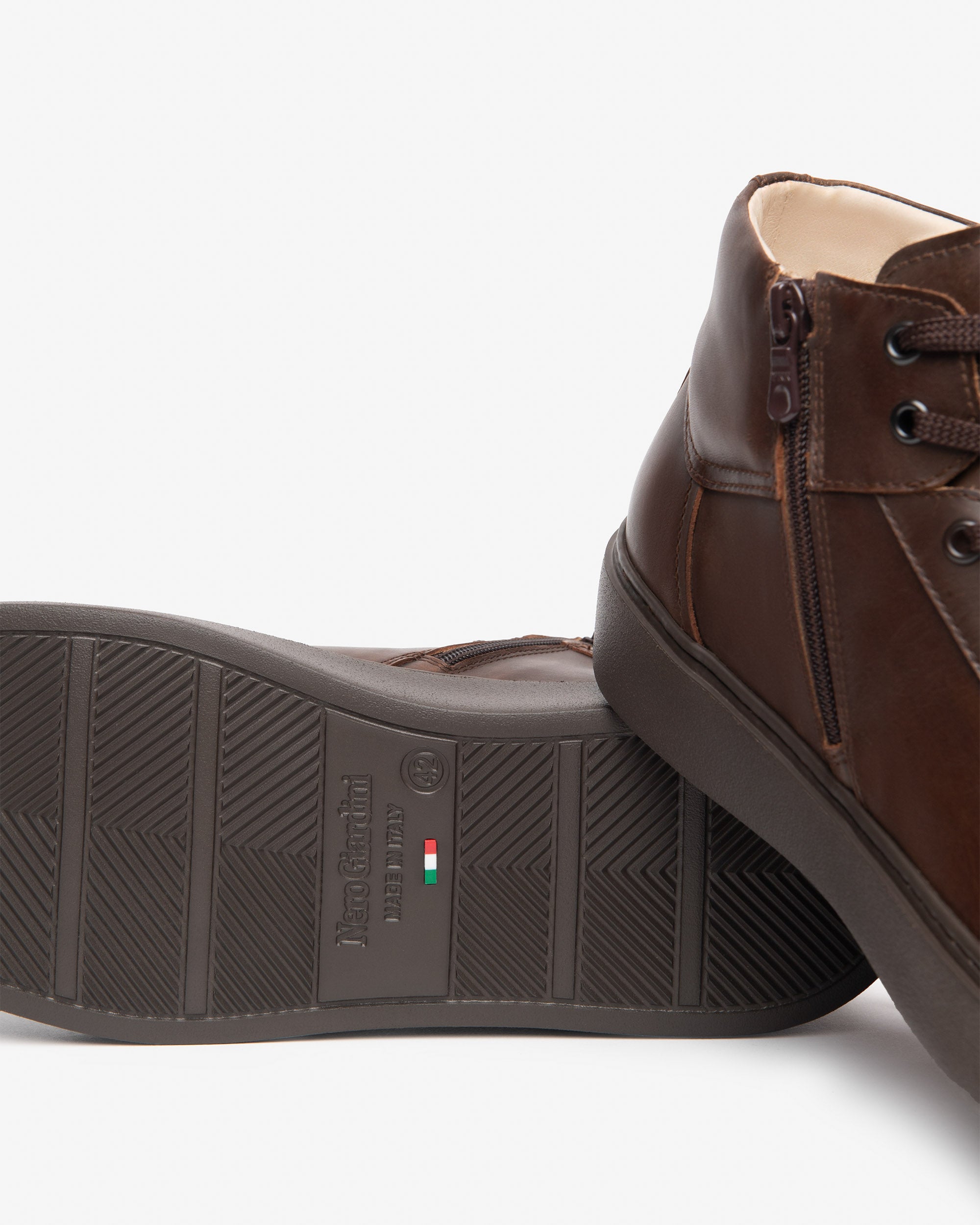 Sneakers Alte Uomo in Pelle