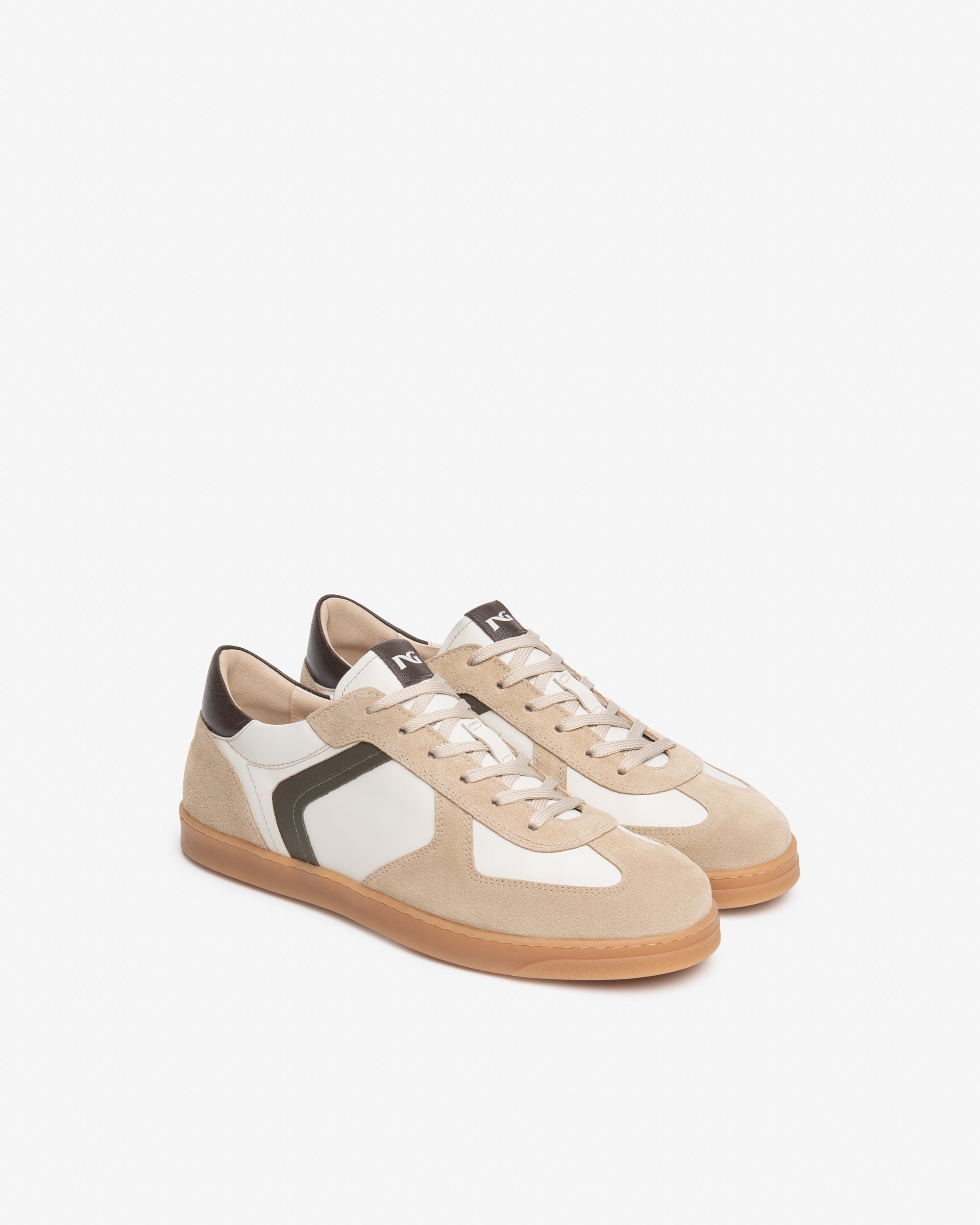 Sneakers Uomo in Pelle e Camoscio