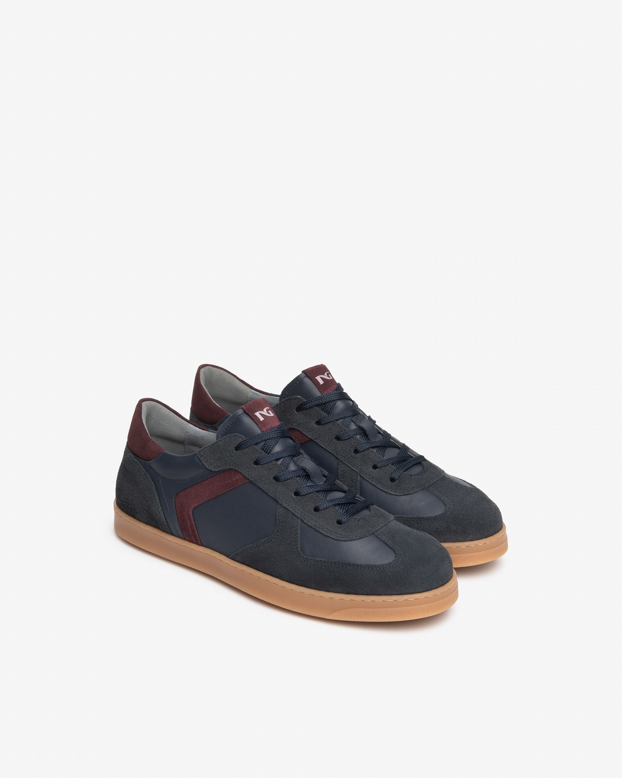 Sneakers Uomo in Pelle e Camoscio