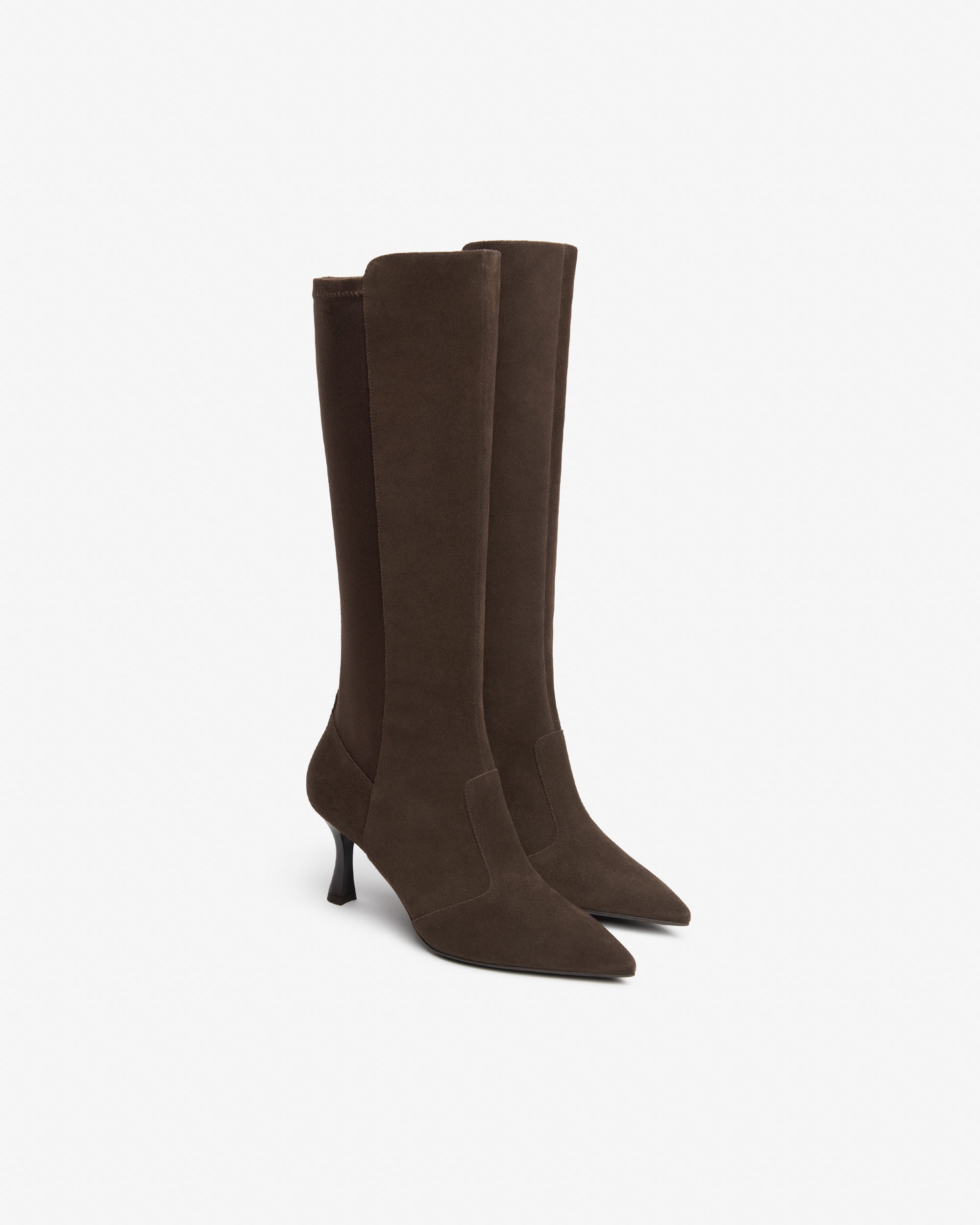 Stivali Donna in Suede e Materiale Tecnico