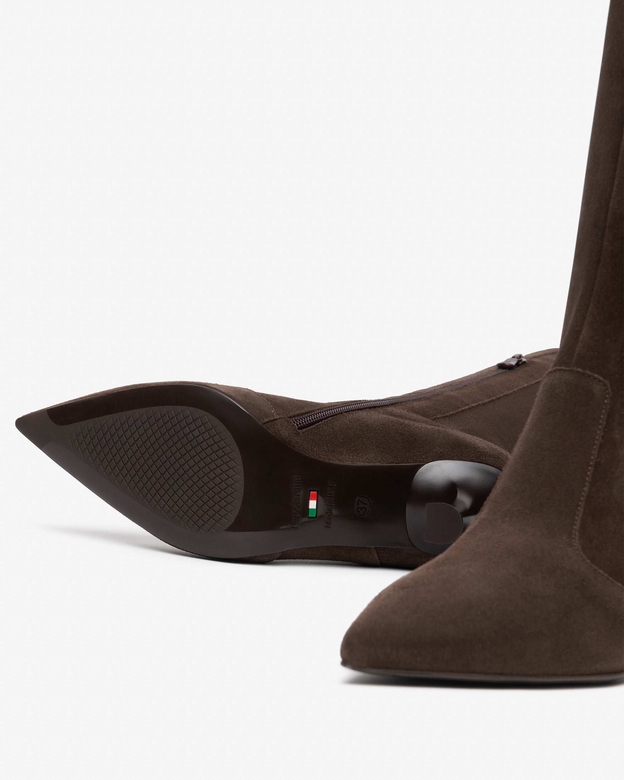 Stivali Donna in Suede e Materiale Tecnico