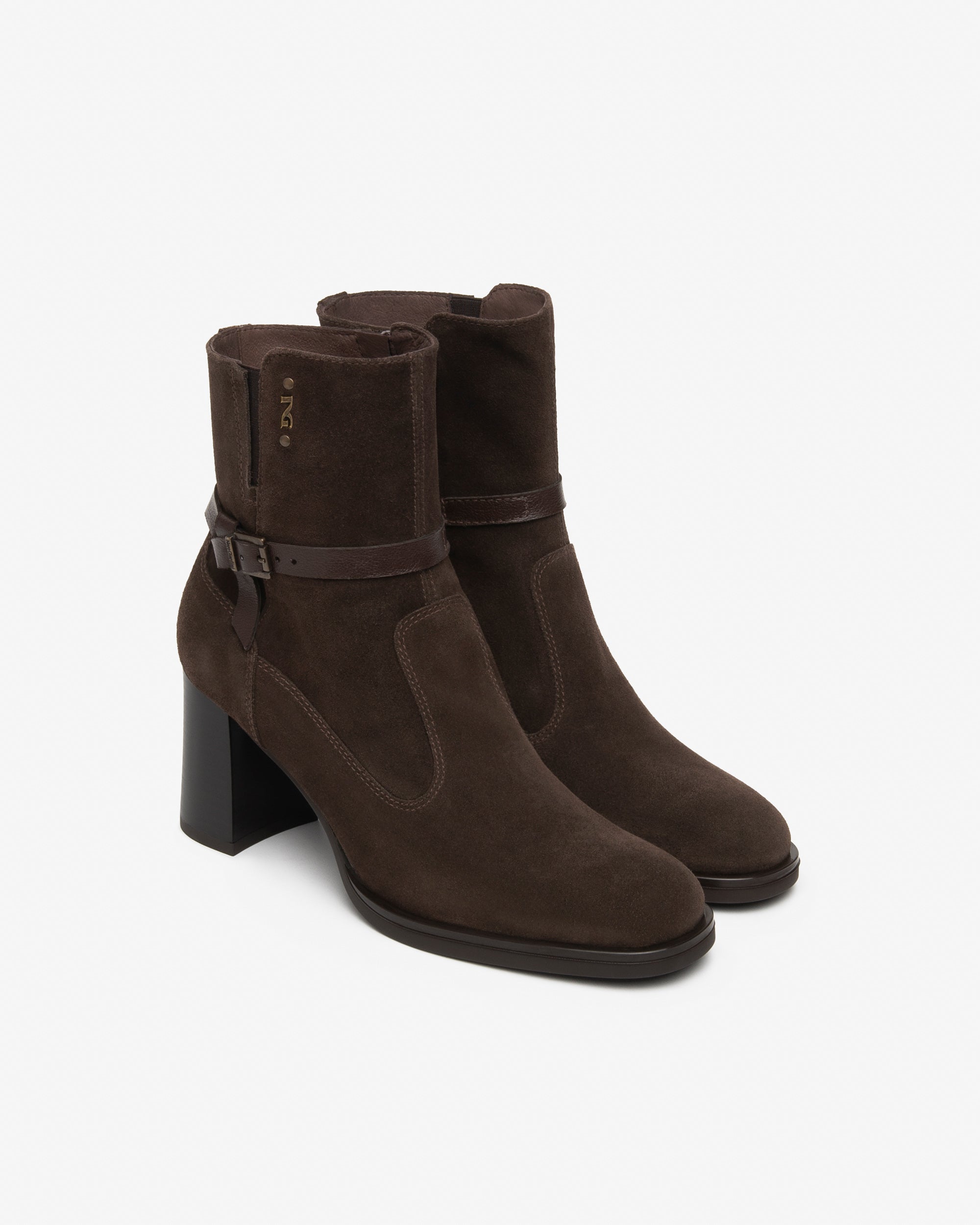 Tronchetti Donna in Suede e Pelle