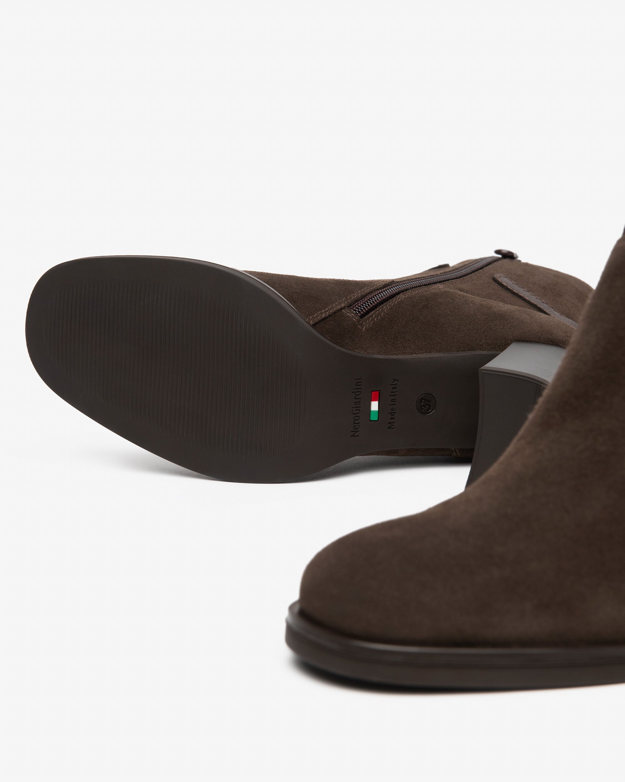 Tronchetti Donna in Suede e Pelle
