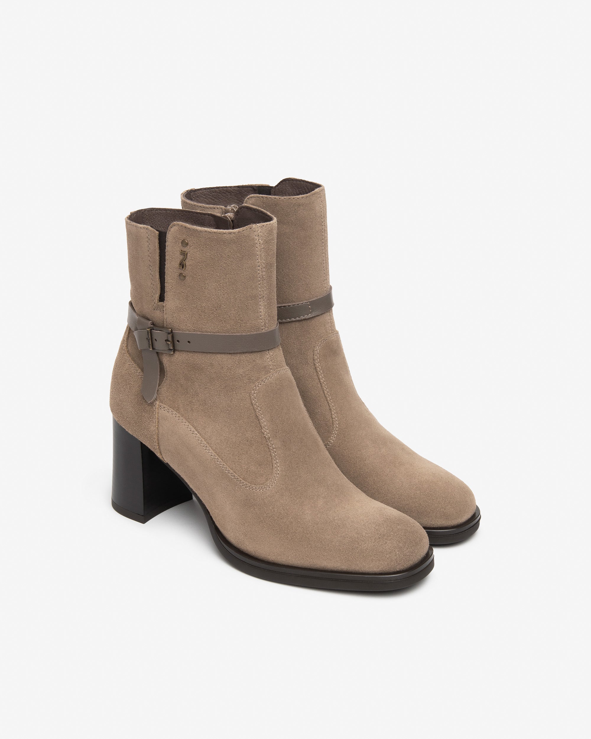 Tronchetti Donna in Suede e Pelle