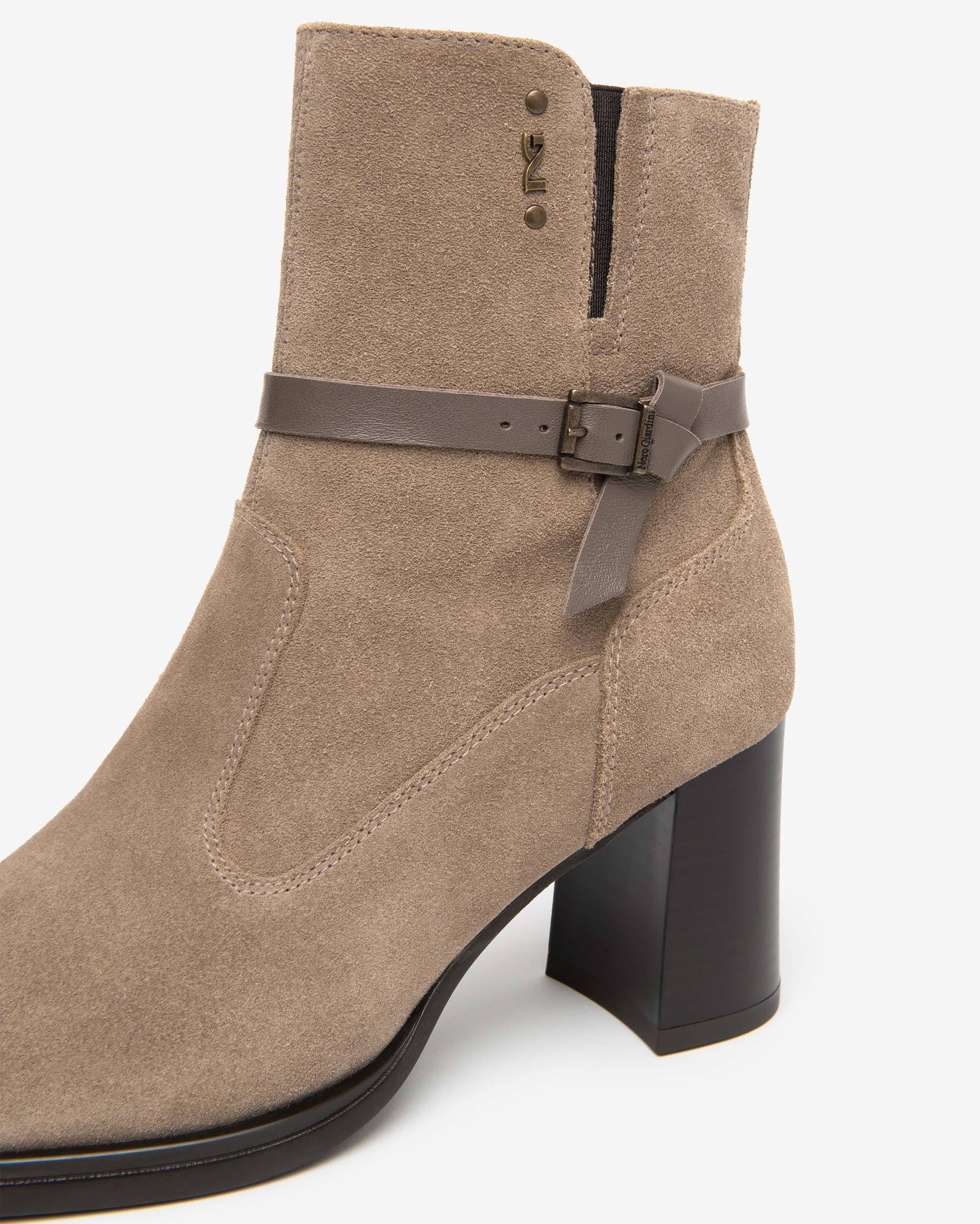Tronchetti Donna in Suede e Pelle