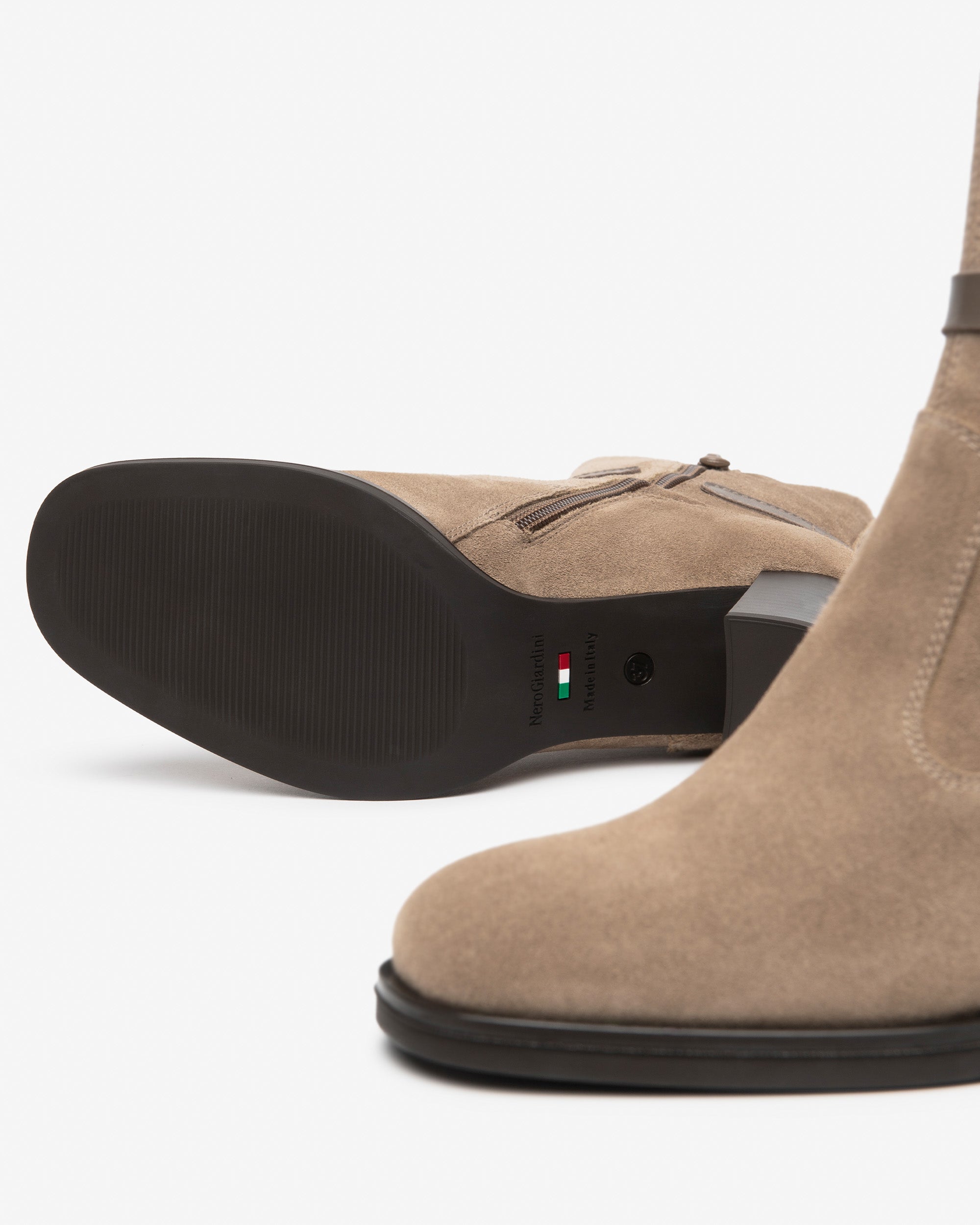 Tronchetti Donna in Suede e Pelle