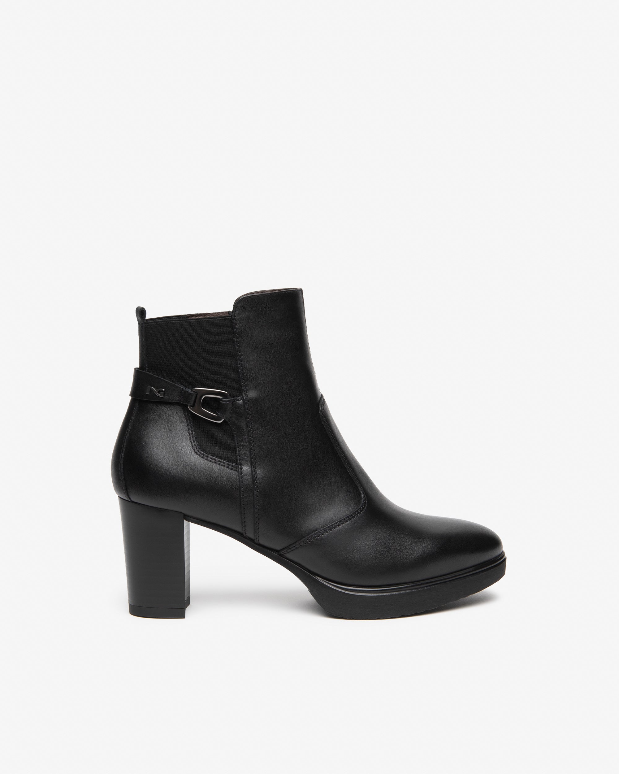 Tronchetti Donna in Pelle e Tessuto
