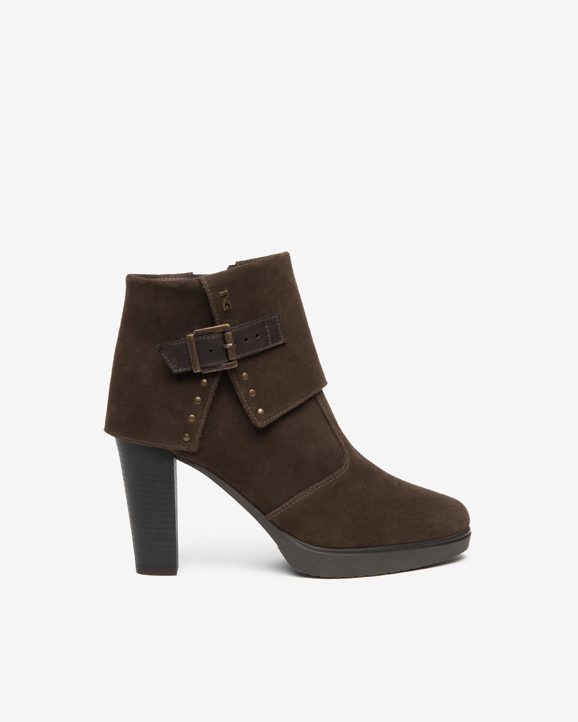 Tronchetti Donna in Suede e Pelle