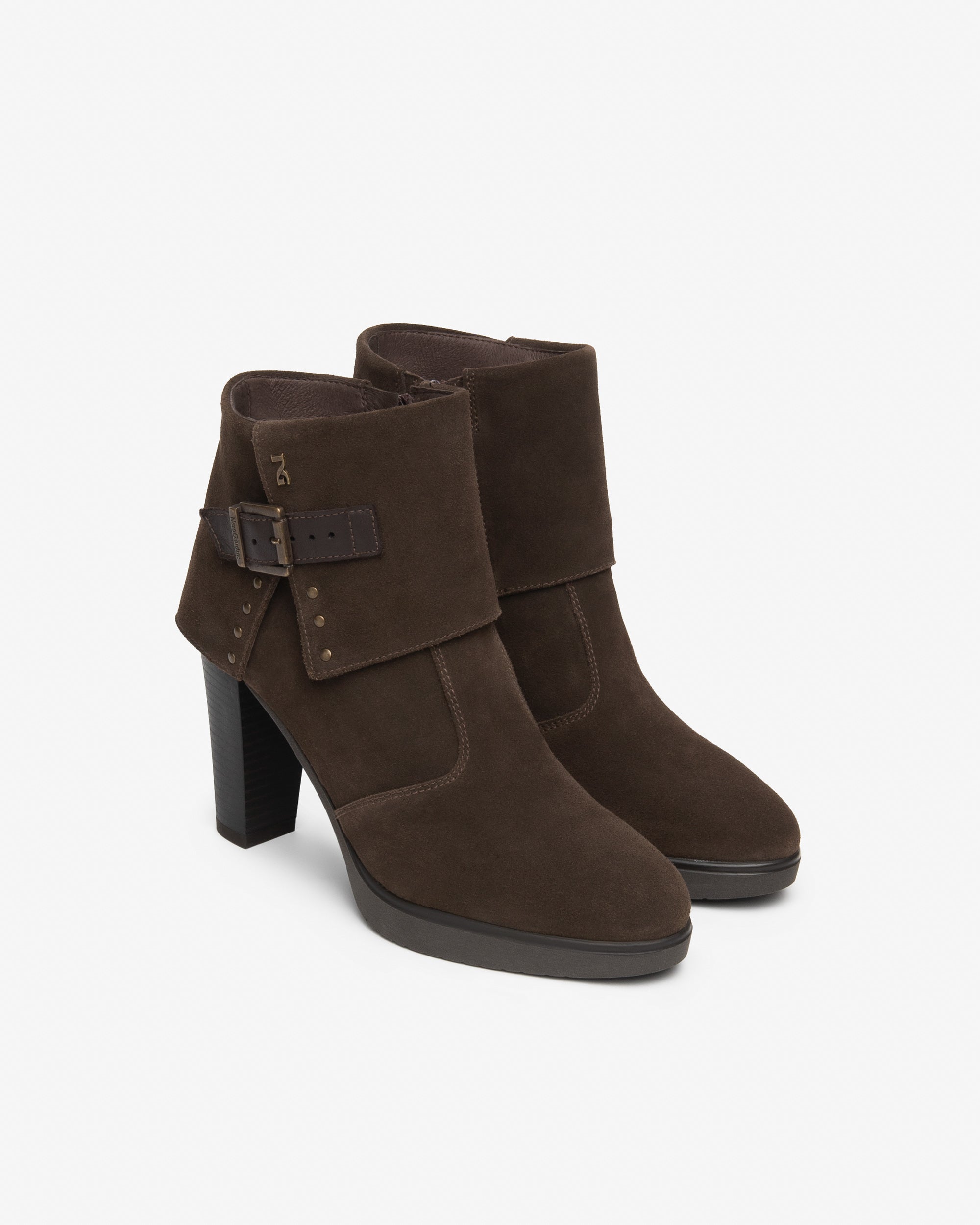 Tronchetti Donna in Suede e Pelle