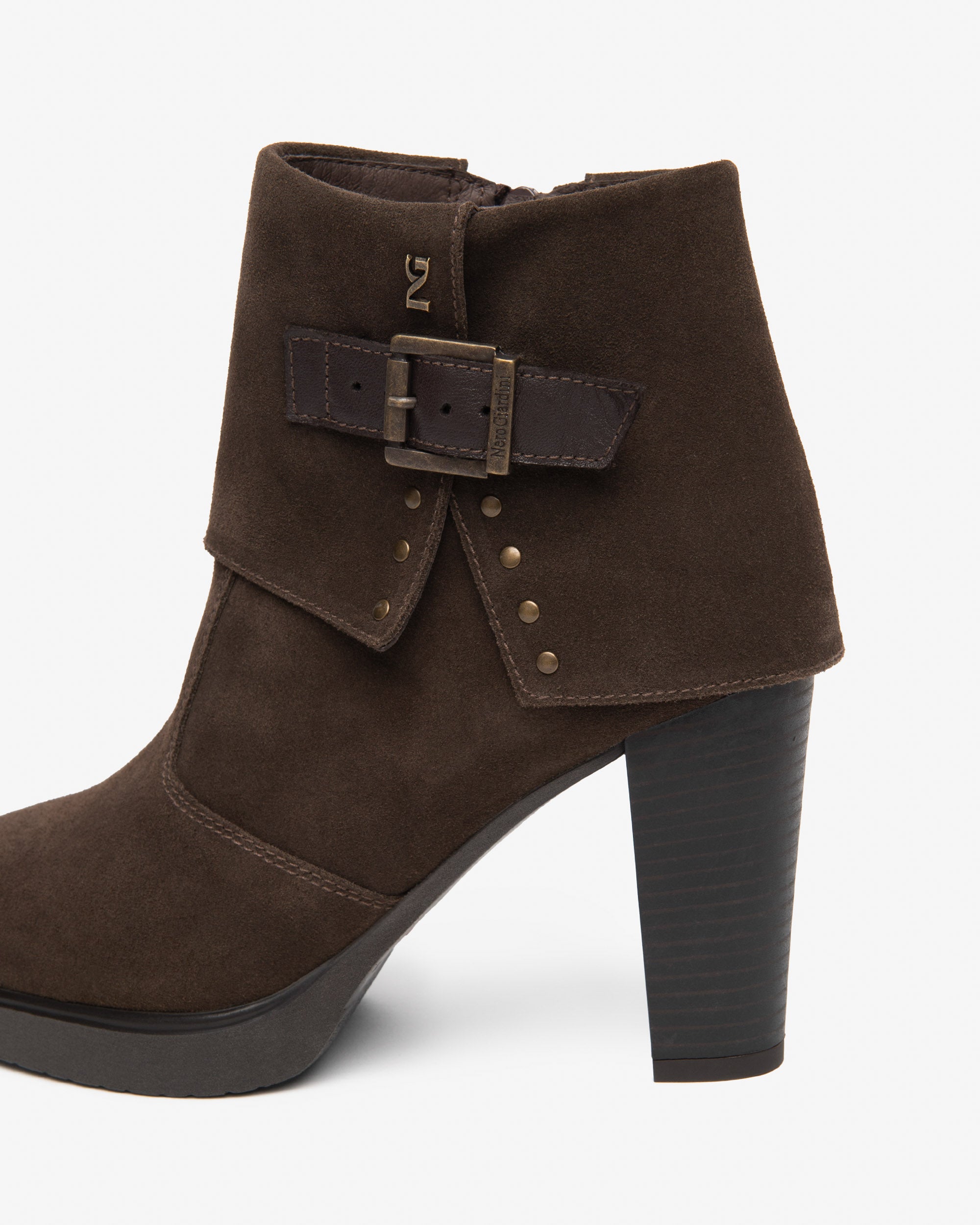 Tronchetti Donna in Suede e Pelle