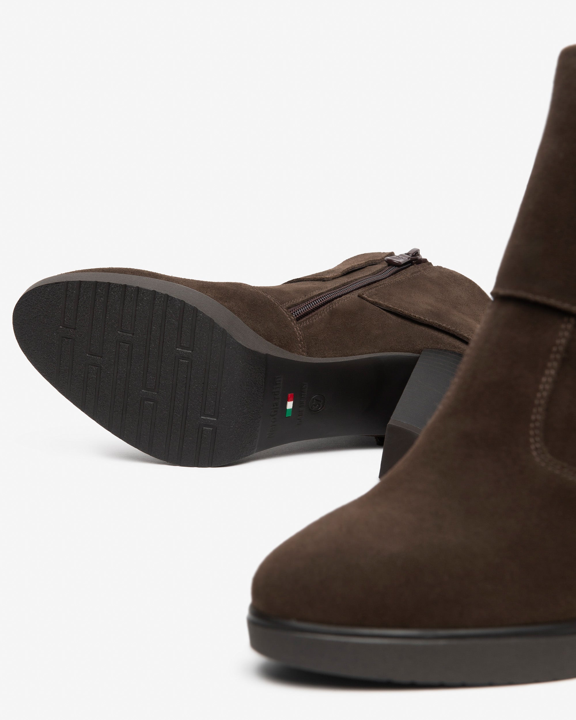 Tronchetti Donna in Suede e Pelle