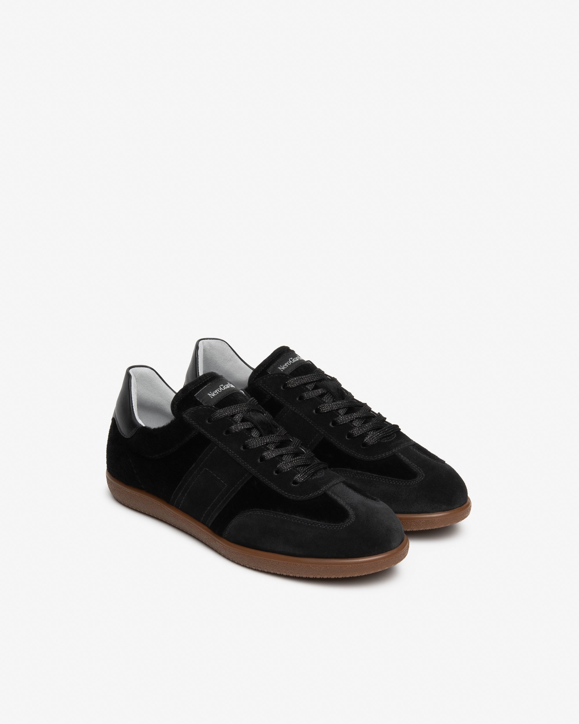 Sneakers Donna in Materiale Tecnico, Suede e Pelle