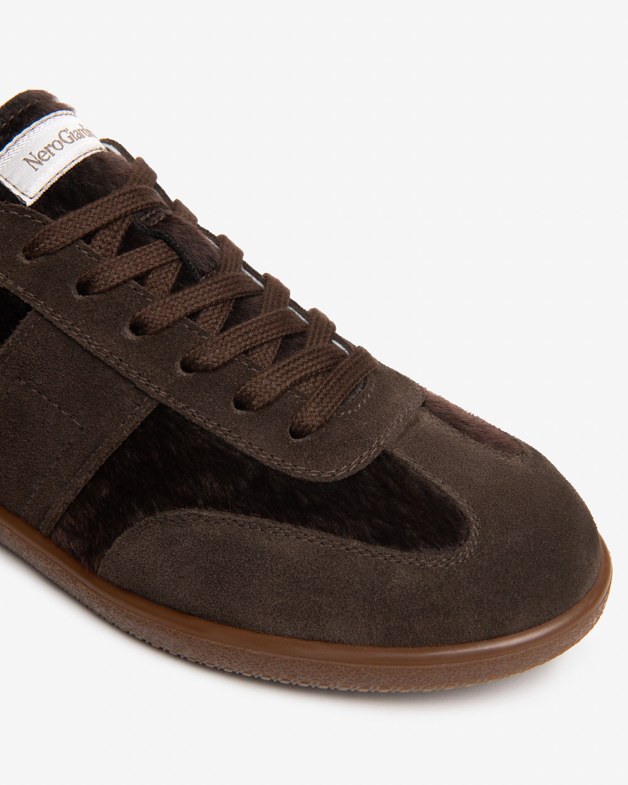 Sneakers Donna in Materiale Tecnico, Suede e Pelle