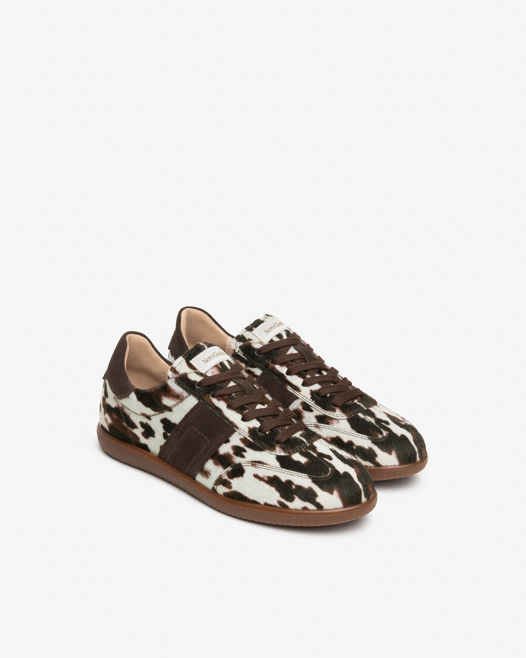 Sneakers Donna in Materiale Tecnico e Suede