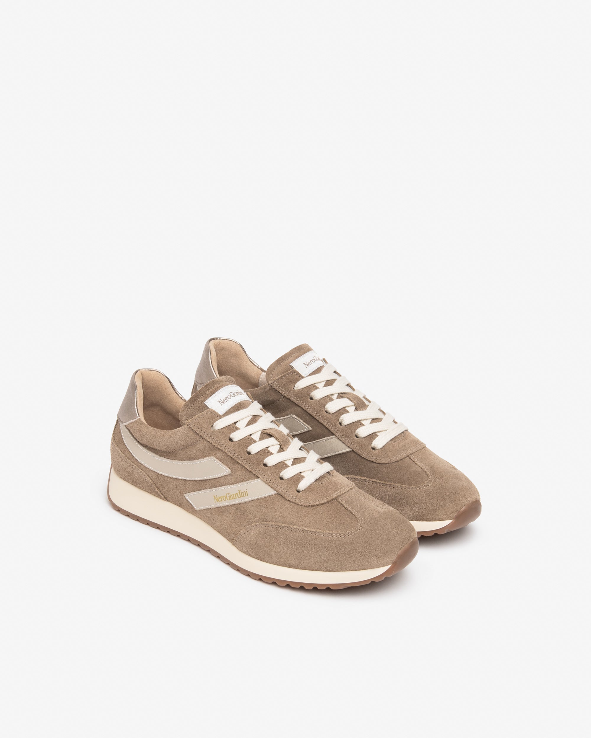 Sneakers Donna in Suede e Pelle