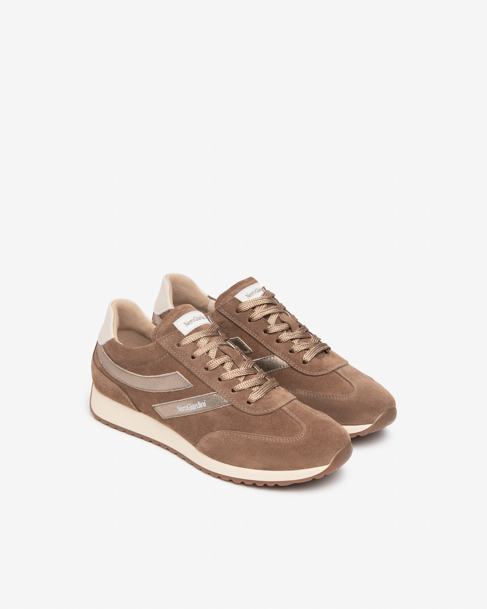 Sneakers Donna in Suede e Pelle