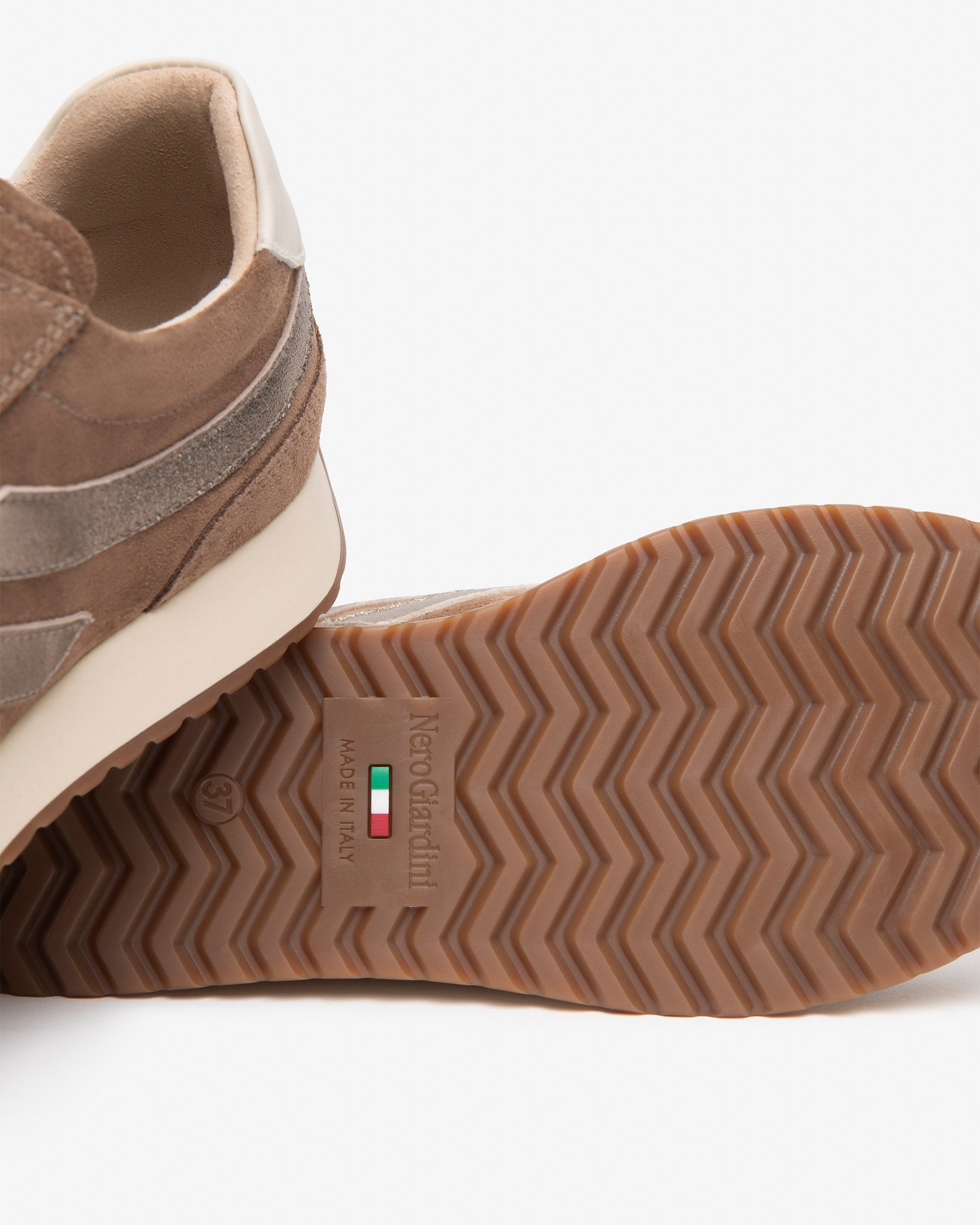 Sneakers Donna in Suede e Pelle