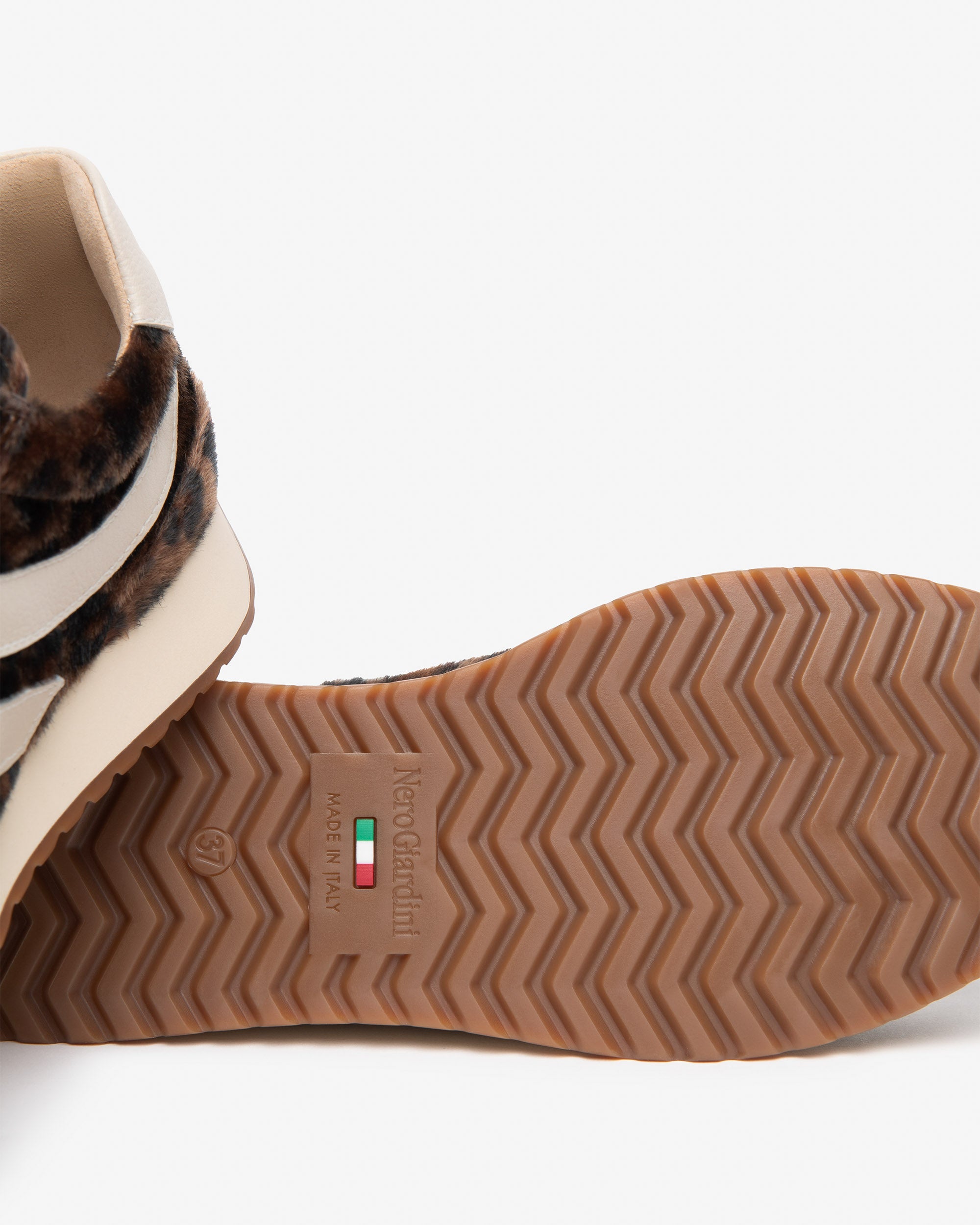 Sneakers Donna in Materiale Tecnico e Pelle