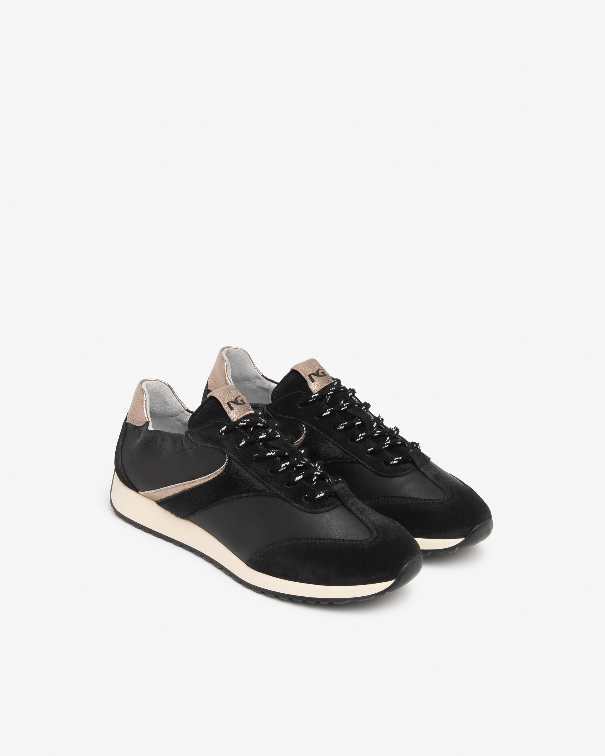 Sneakers Donna in Pelle, Suede e Materiale Tecnico