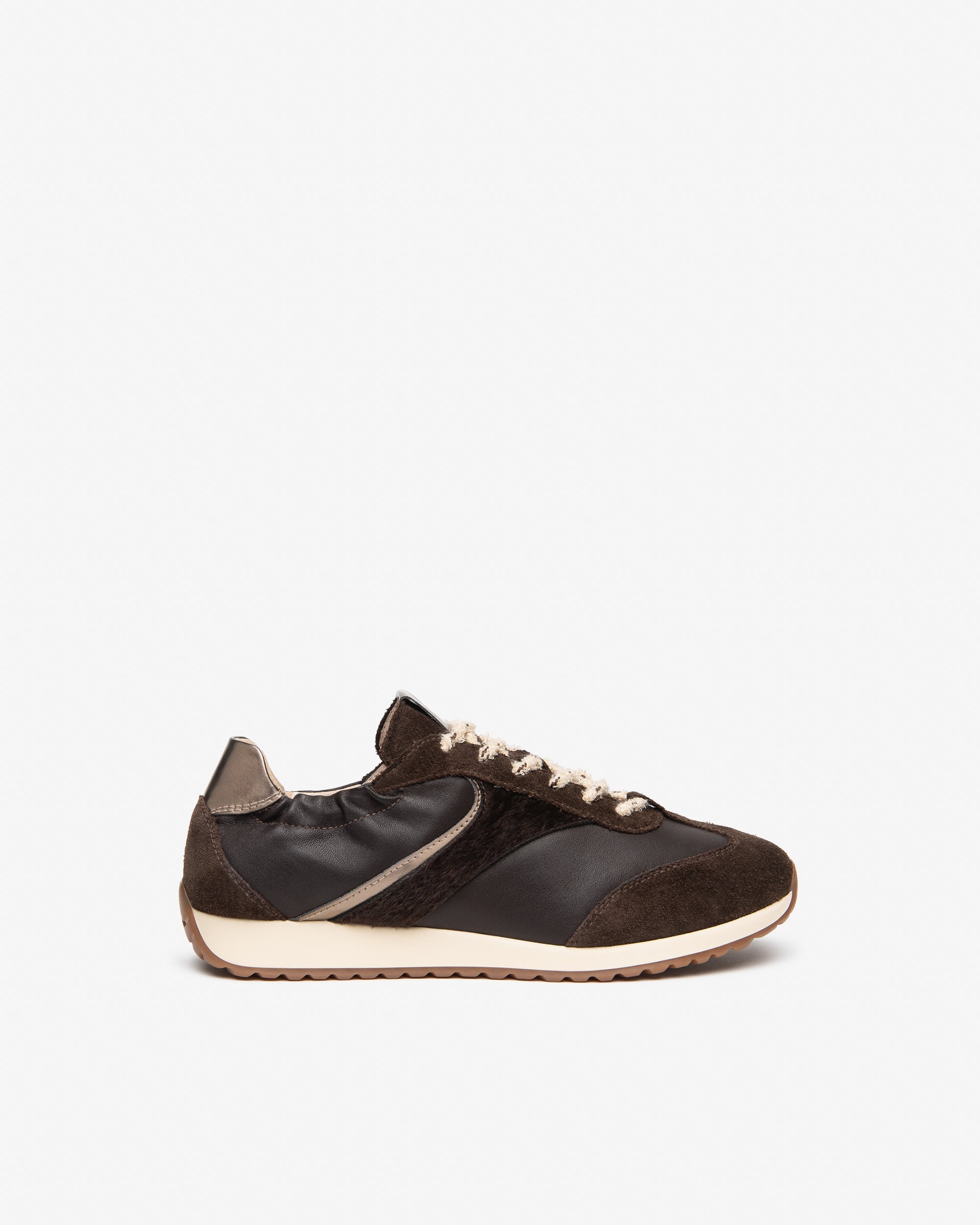 Sneakers Donna in Pelle, Suede e Materiale Tecnico