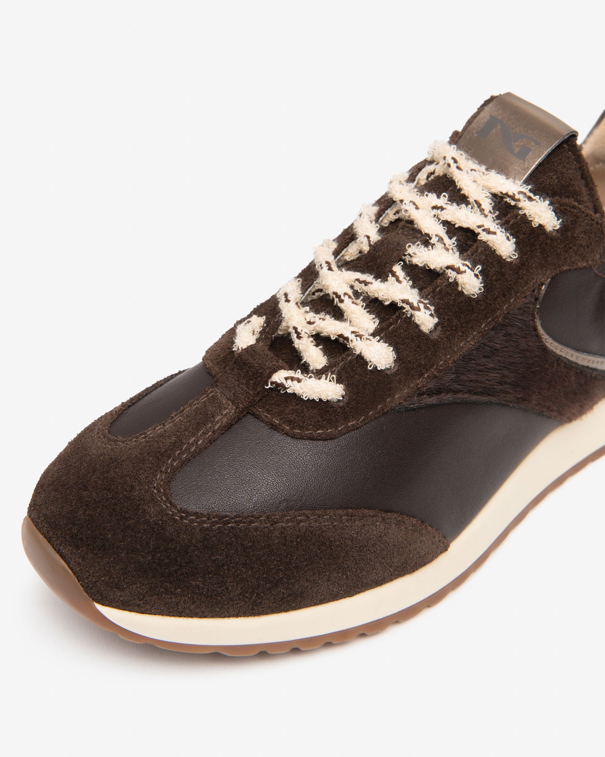Sneakers Donna in Pelle, Suede e Materiale Tecnico