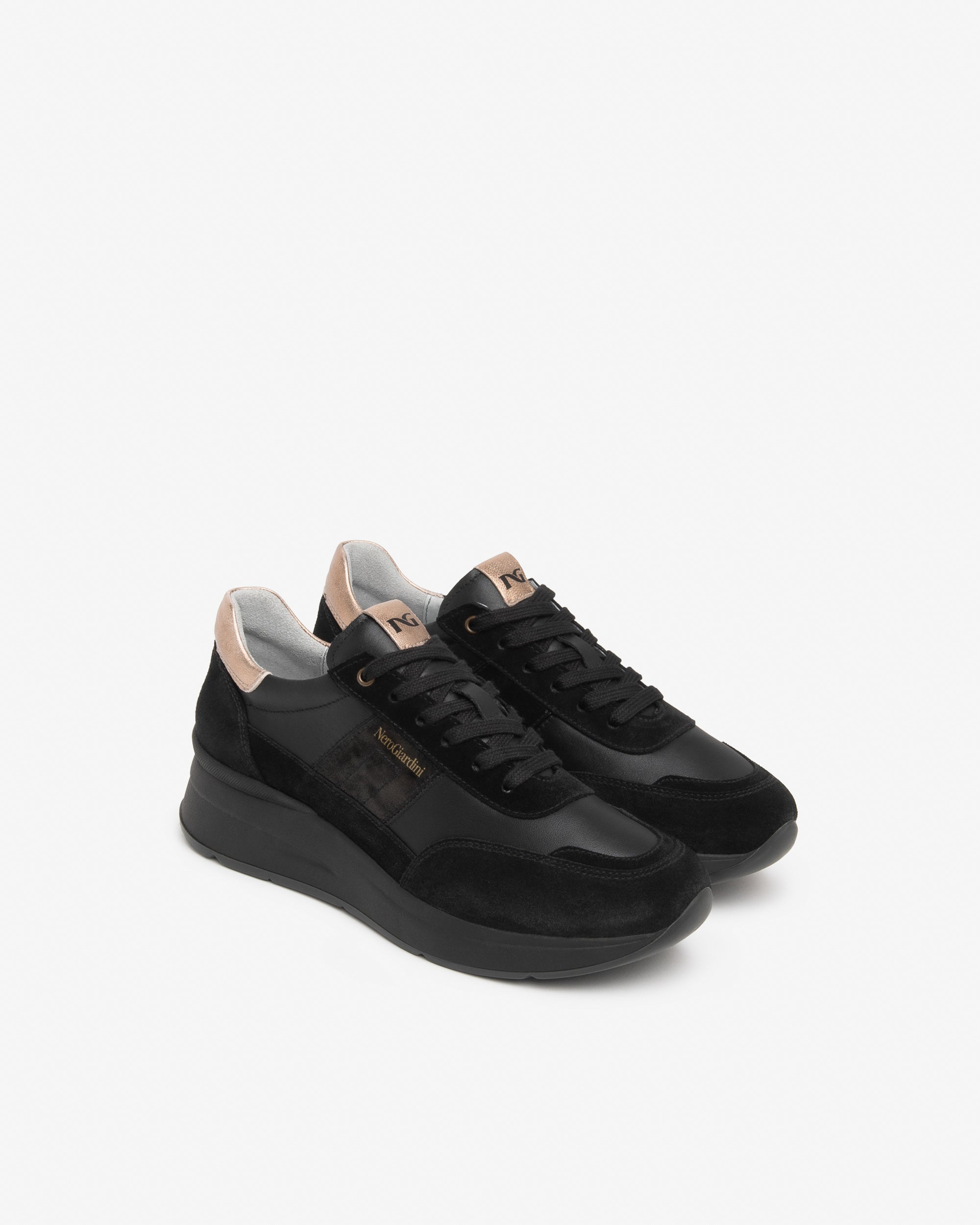 Sneakers Donna in Suede e Pelle