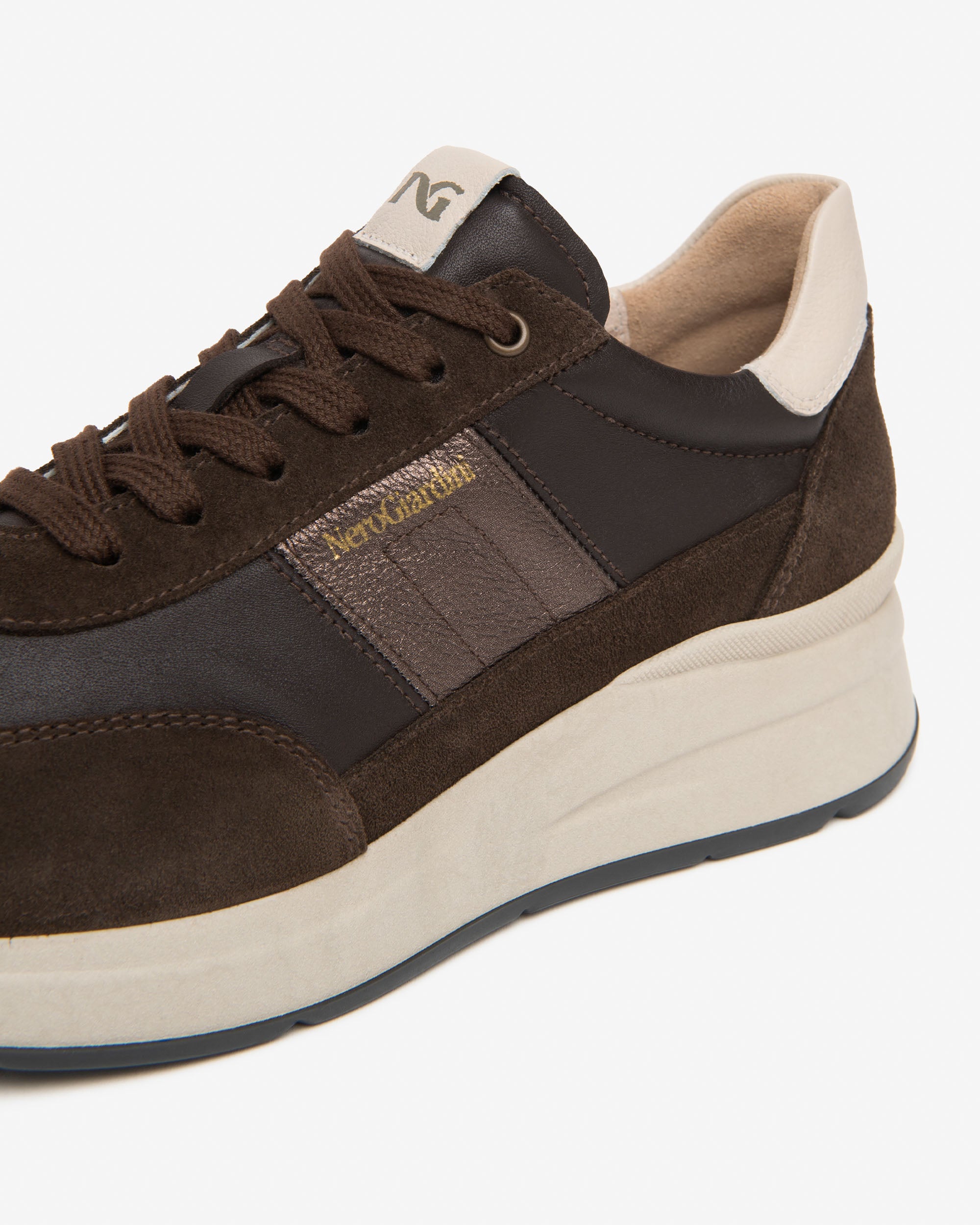 Sneakers Donna in Suede e Pelle