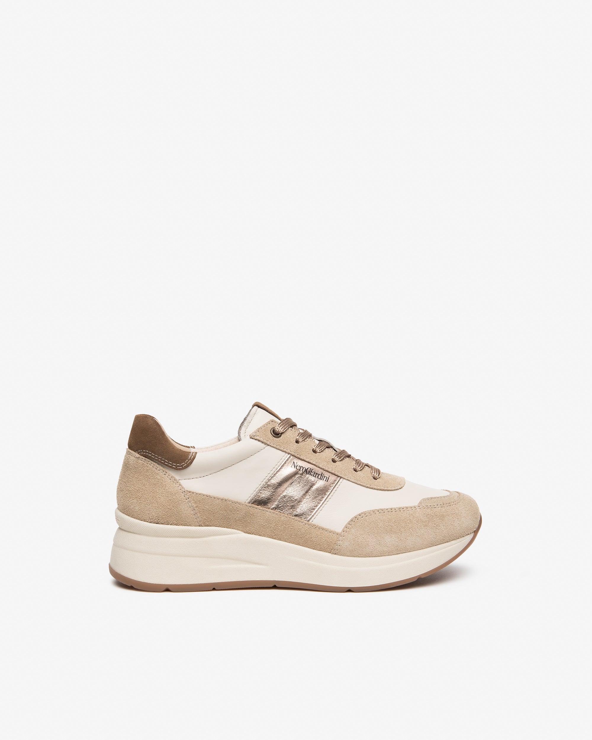 Sneakers Donna in Suede e Pelle