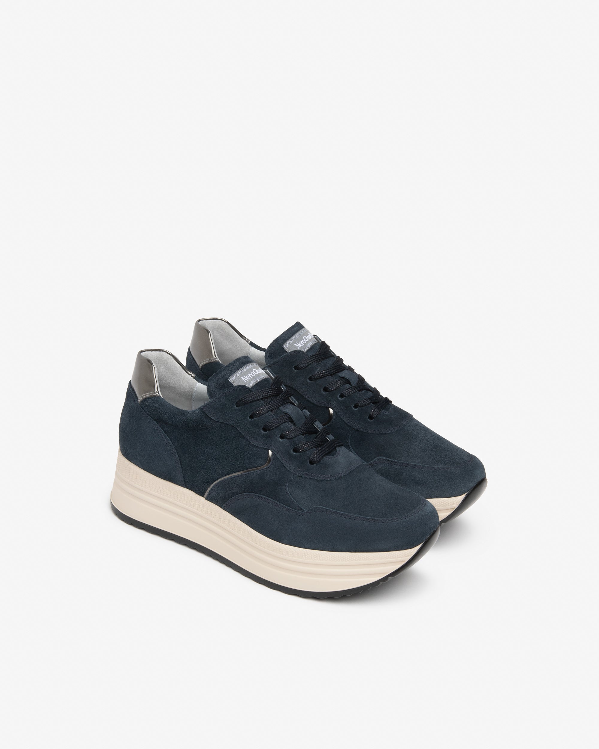 Sneakers Donna in Suede e Materiale Tecnico