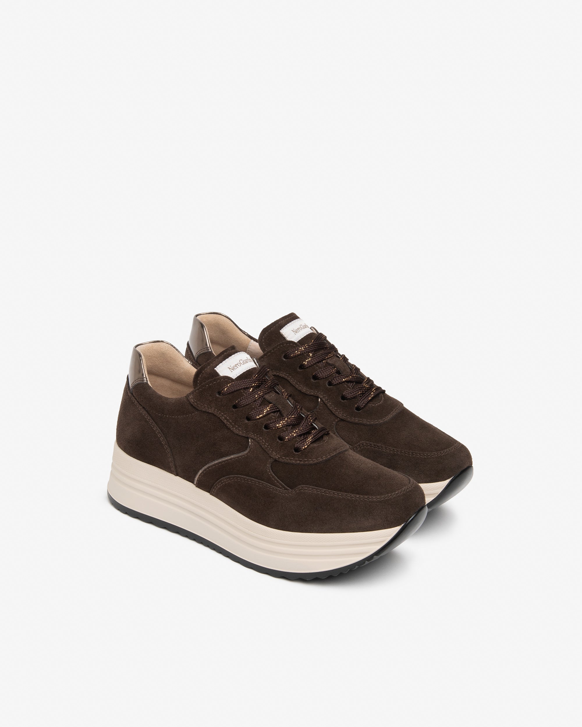 Sneakers Donna in Suede e Materiale Tecnico