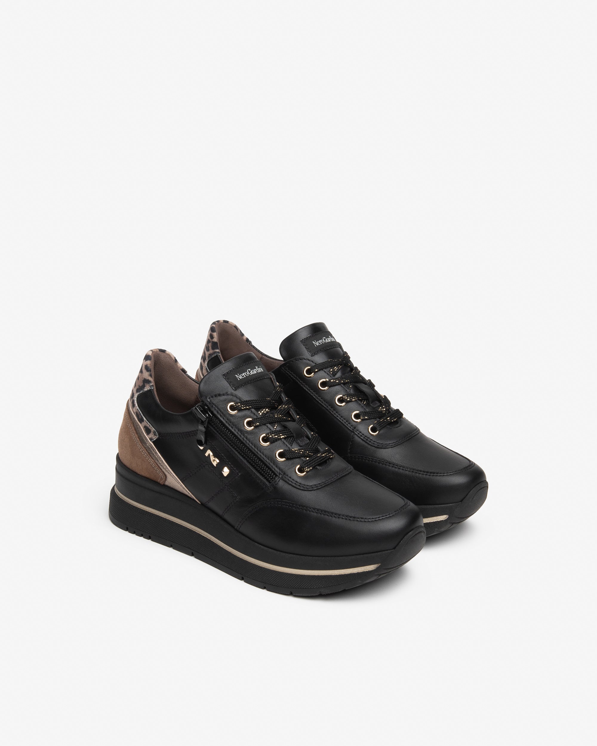 Sneakers Donna in Pelle, Suede e Materiale Tecnico