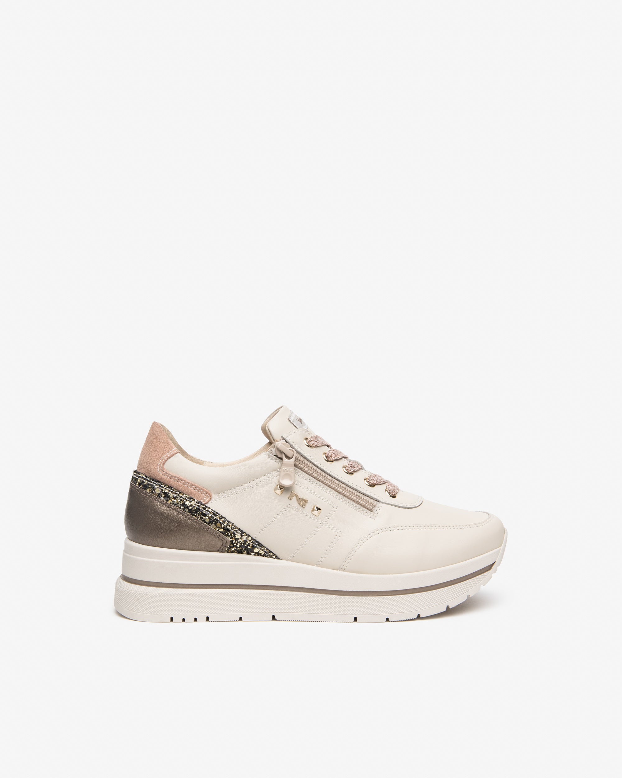 Sneakers Donna in Pelle, Suede e Materiale Tecnico