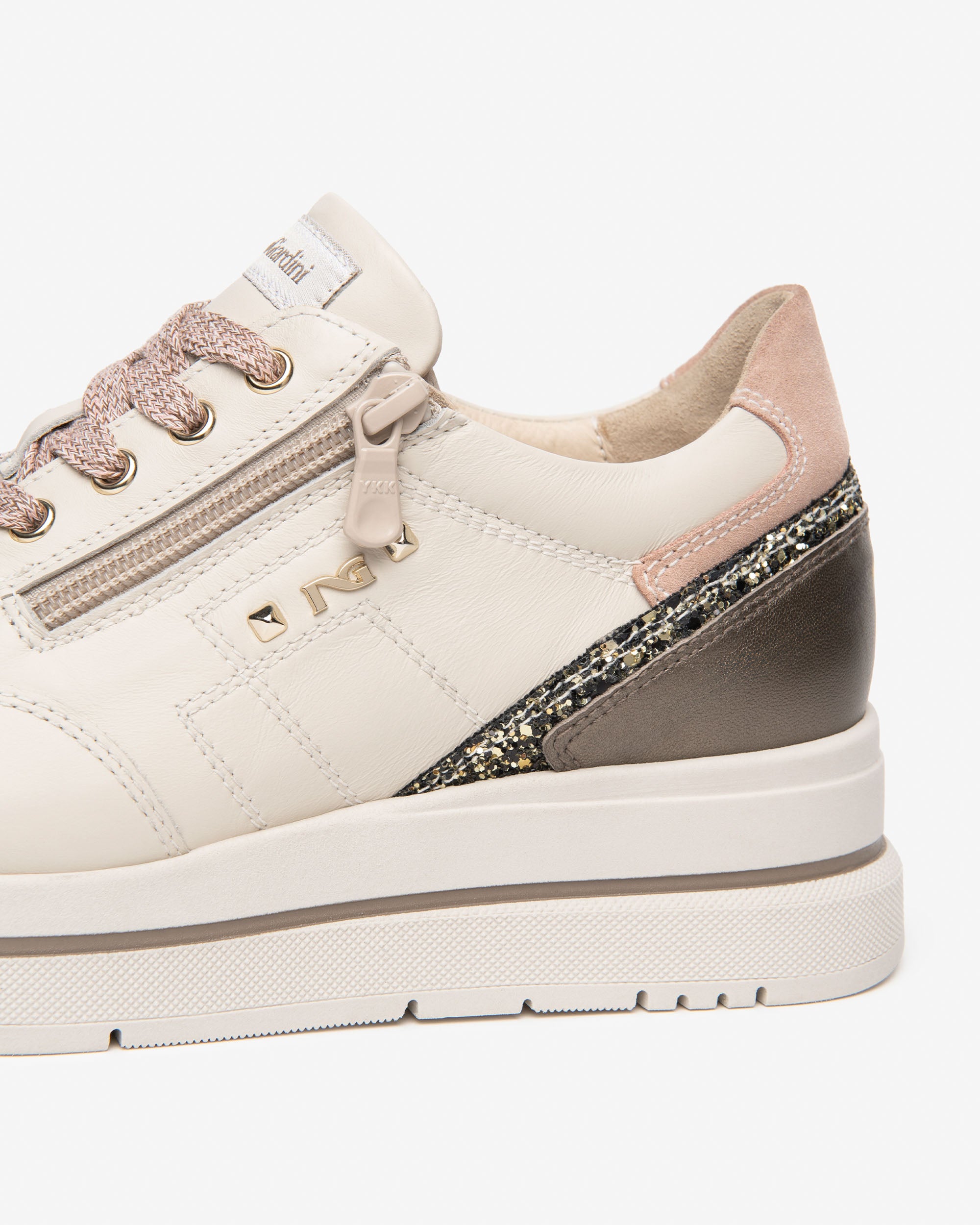 Sneakers Donna in Pelle, Suede e Materiale Tecnico