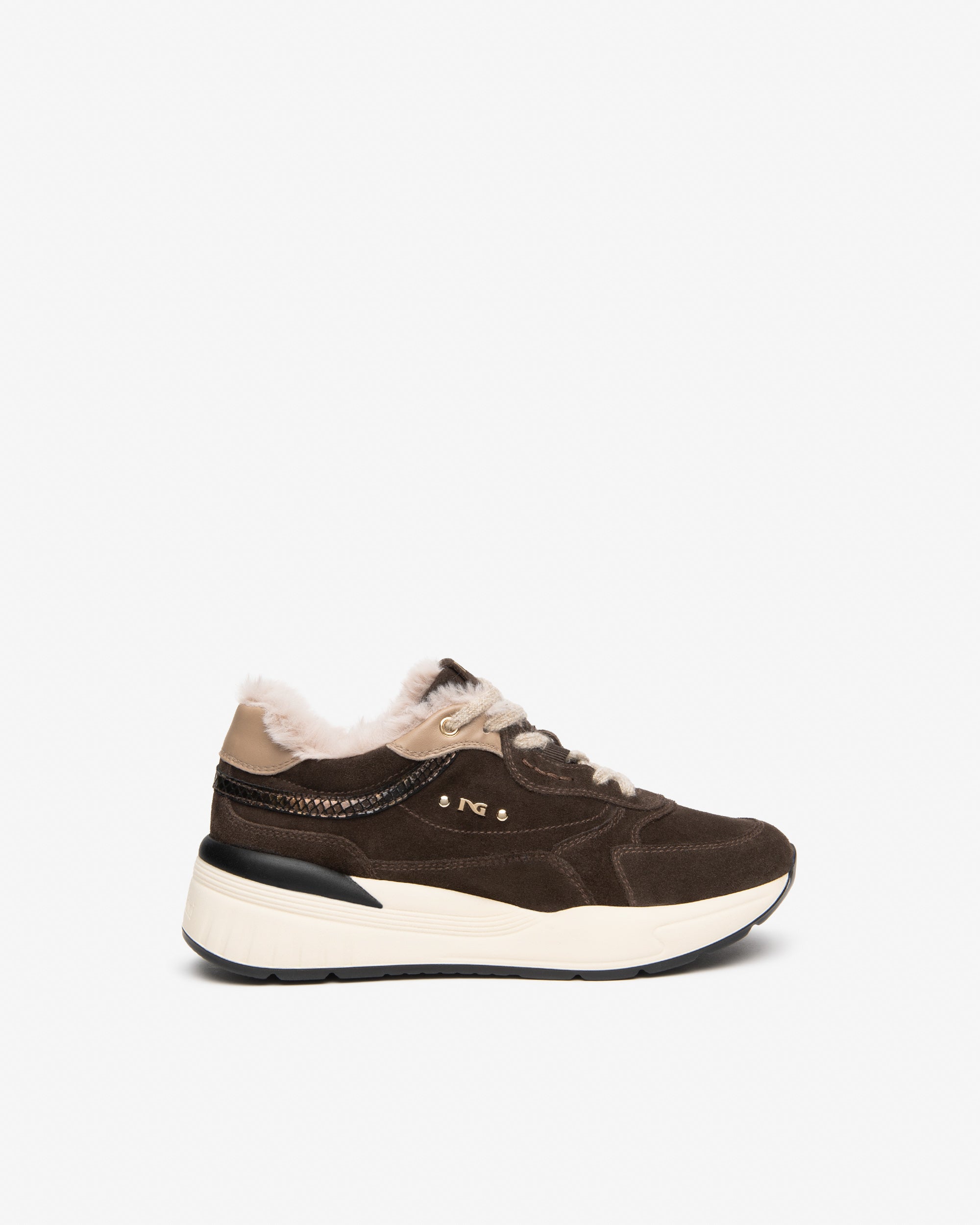 Sneakers Donna in Suede e Pelle