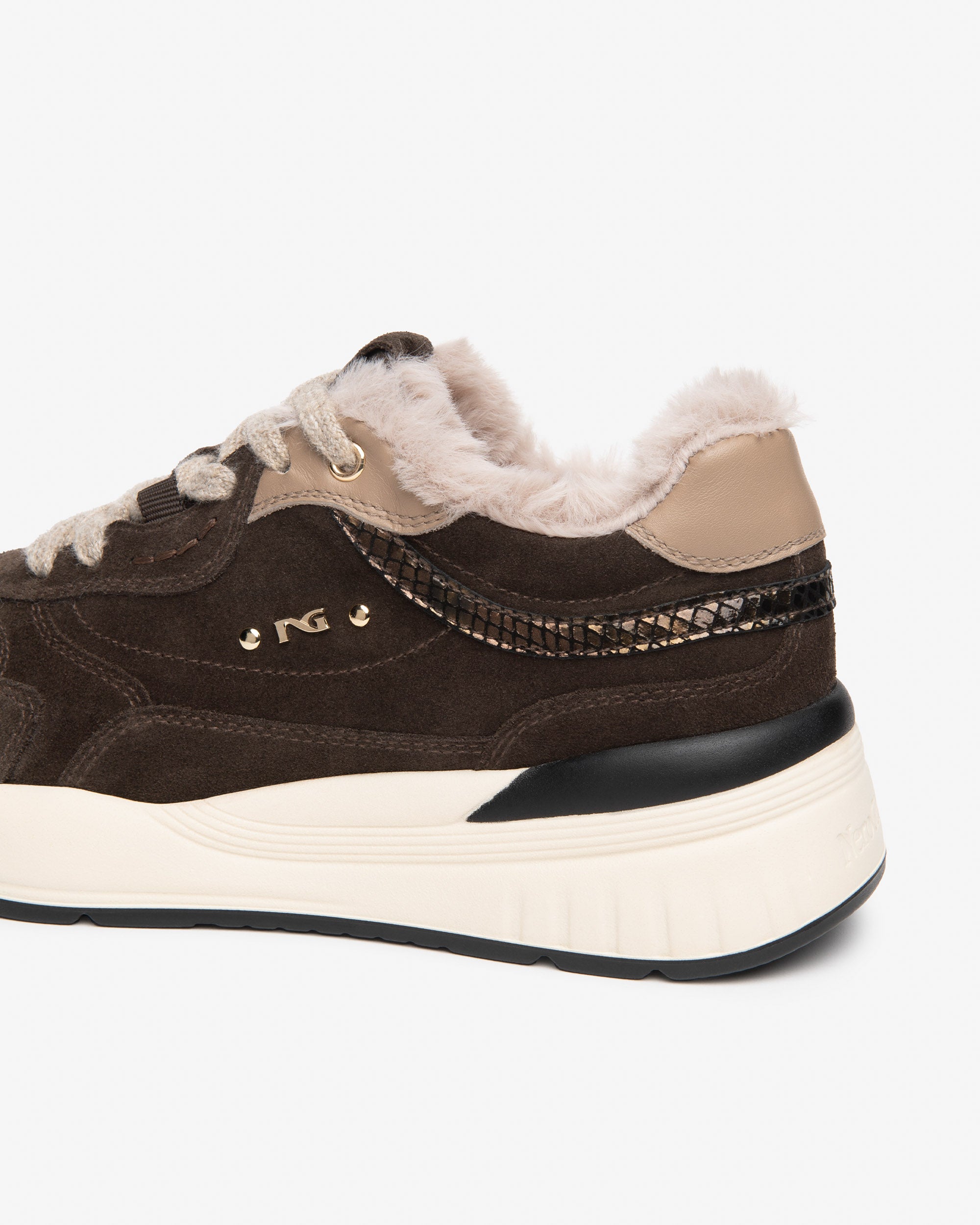 Sneakers Donna in Suede e Pelle