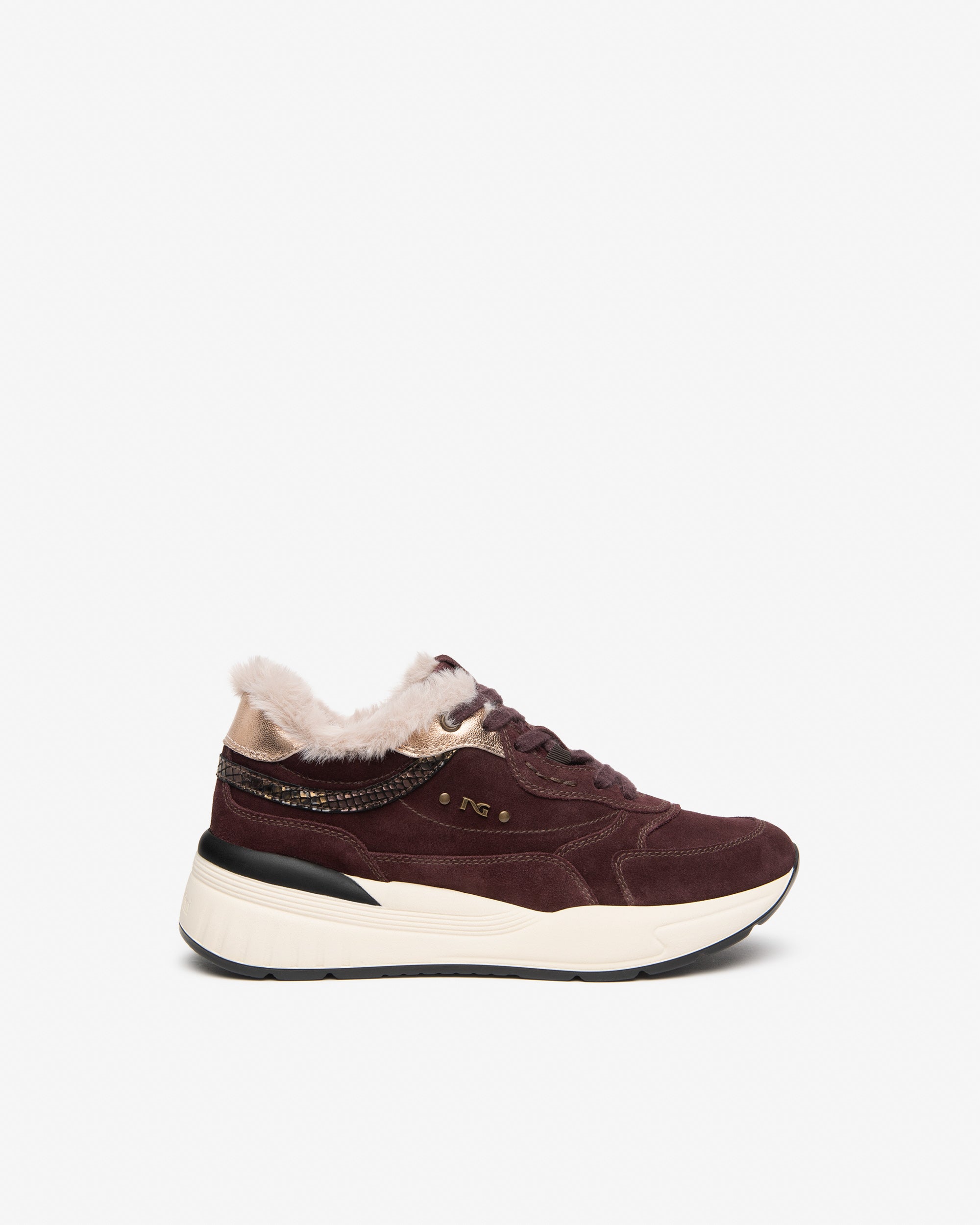 Sneakers Donna in Suede e Pelle