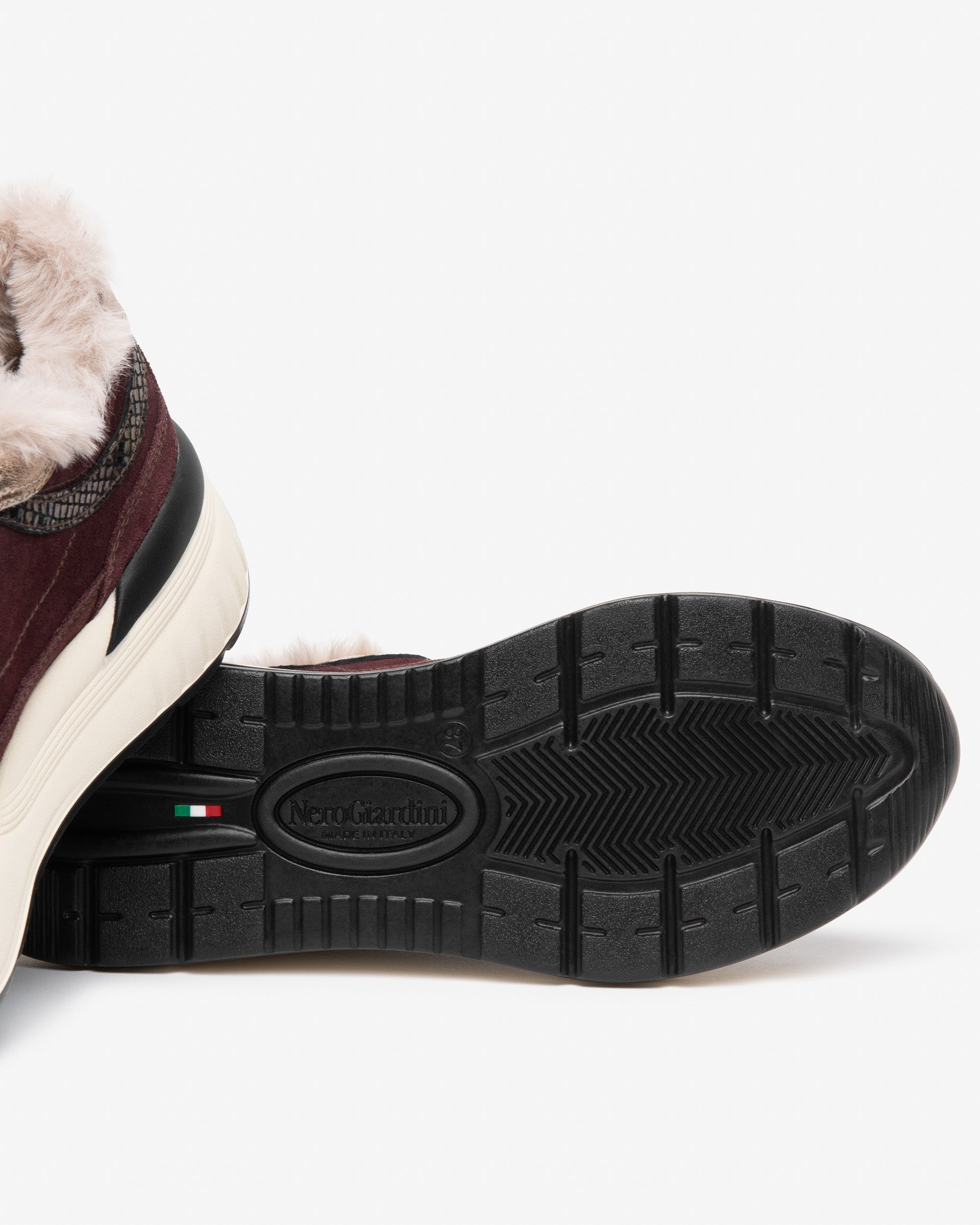 Sneakers Donna in Suede e Pelle