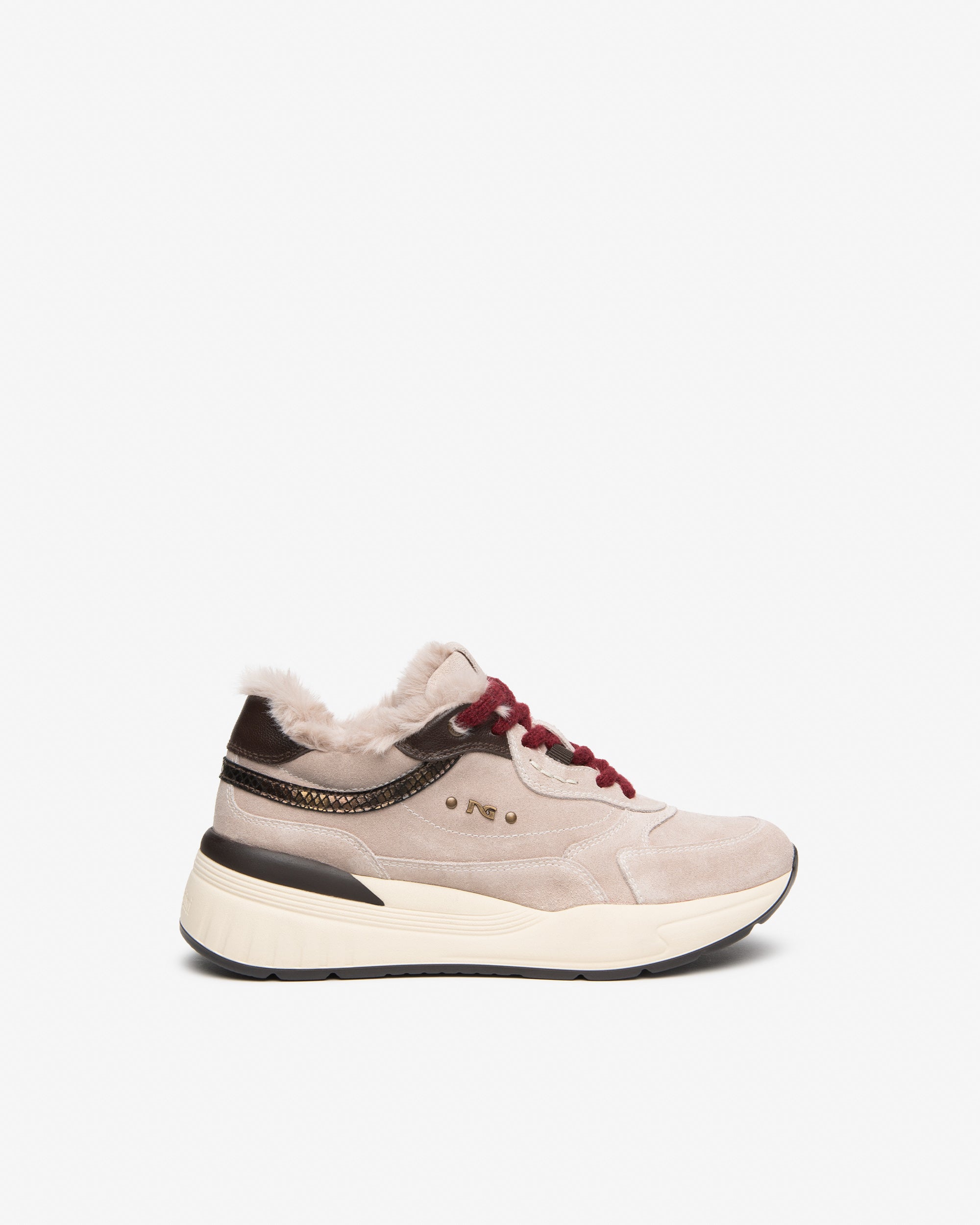 Sneakers Donna in Suede e Pelle