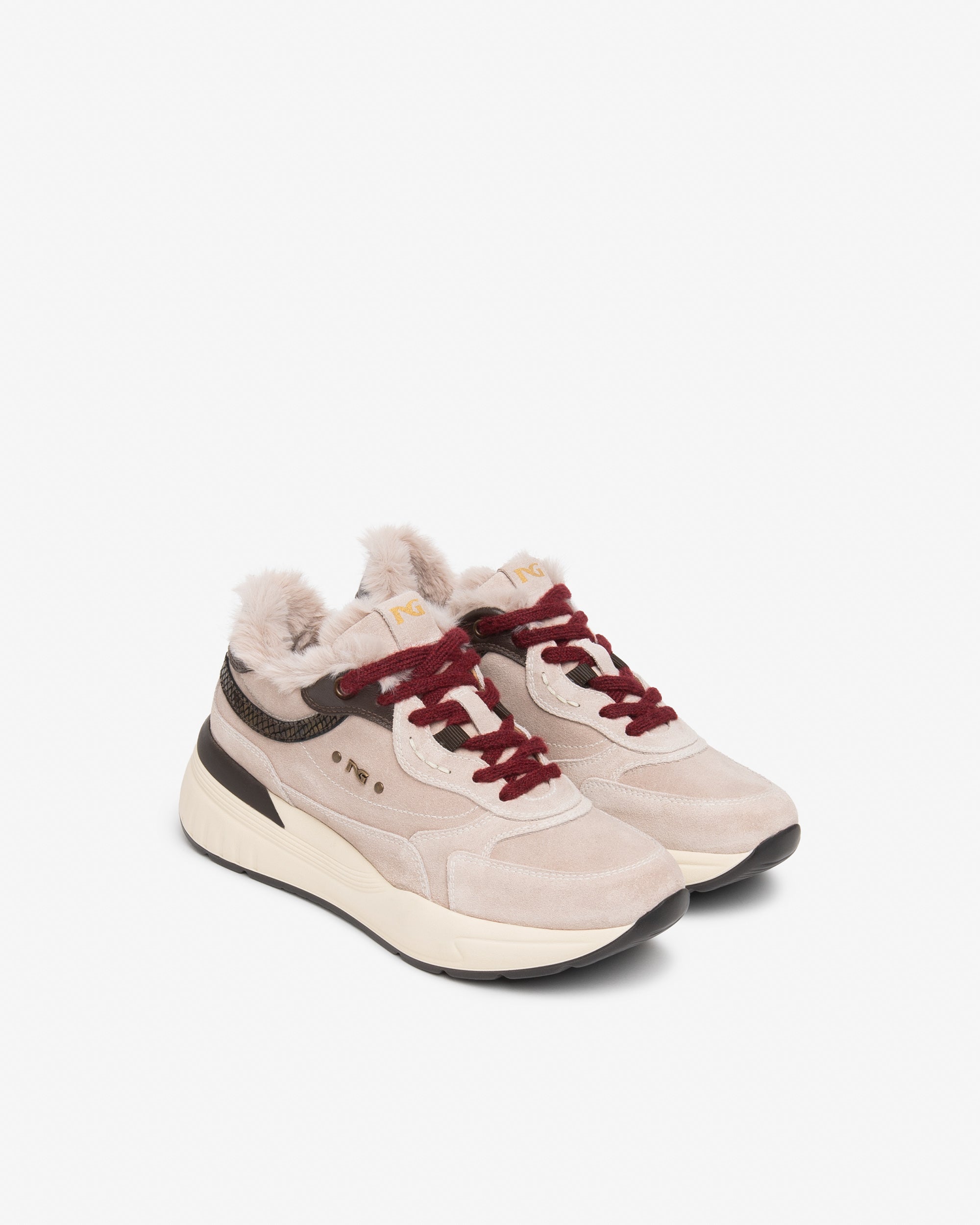 Sneakers Donna in Suede e Pelle