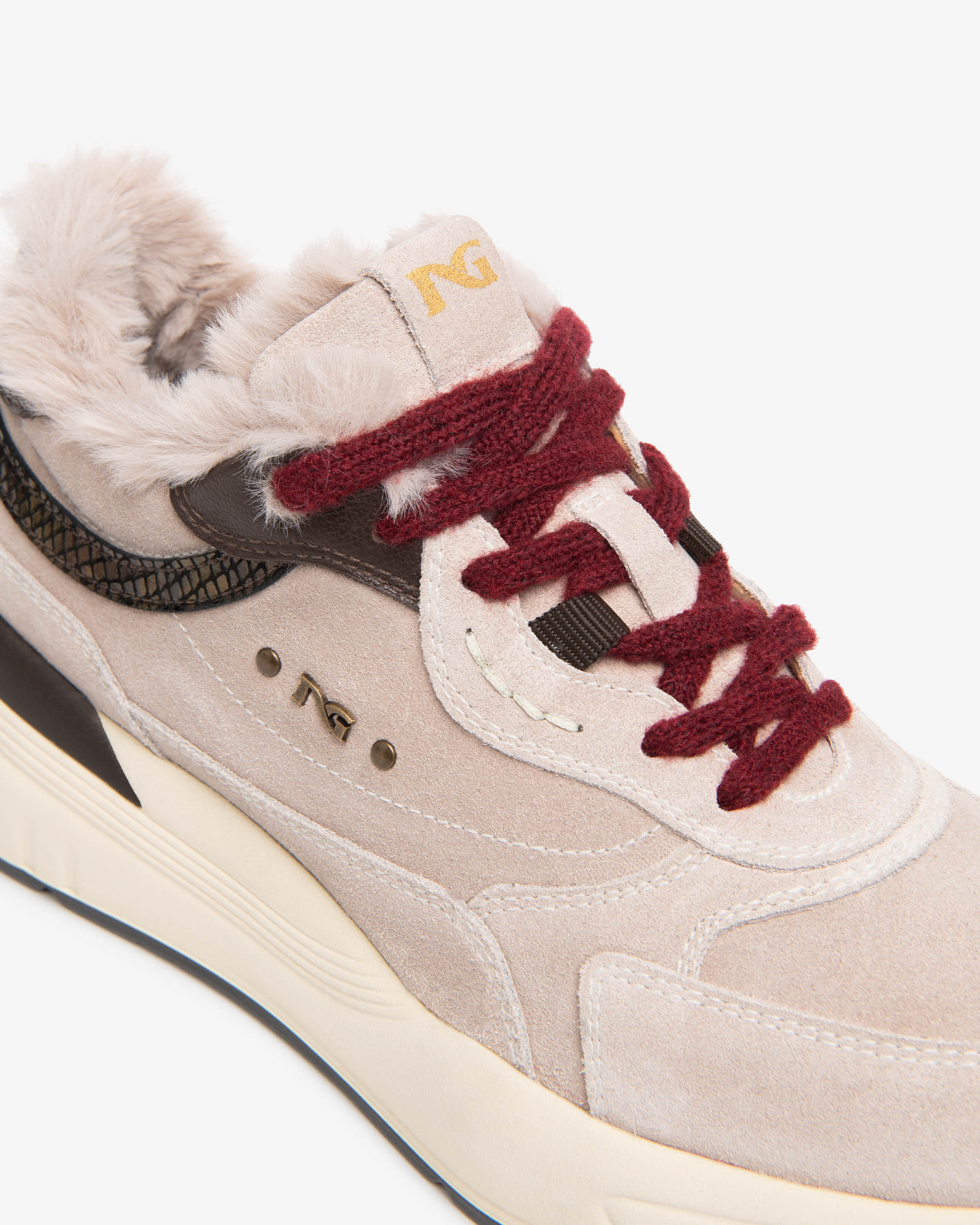 Sneakers Donna in Suede e Pelle
