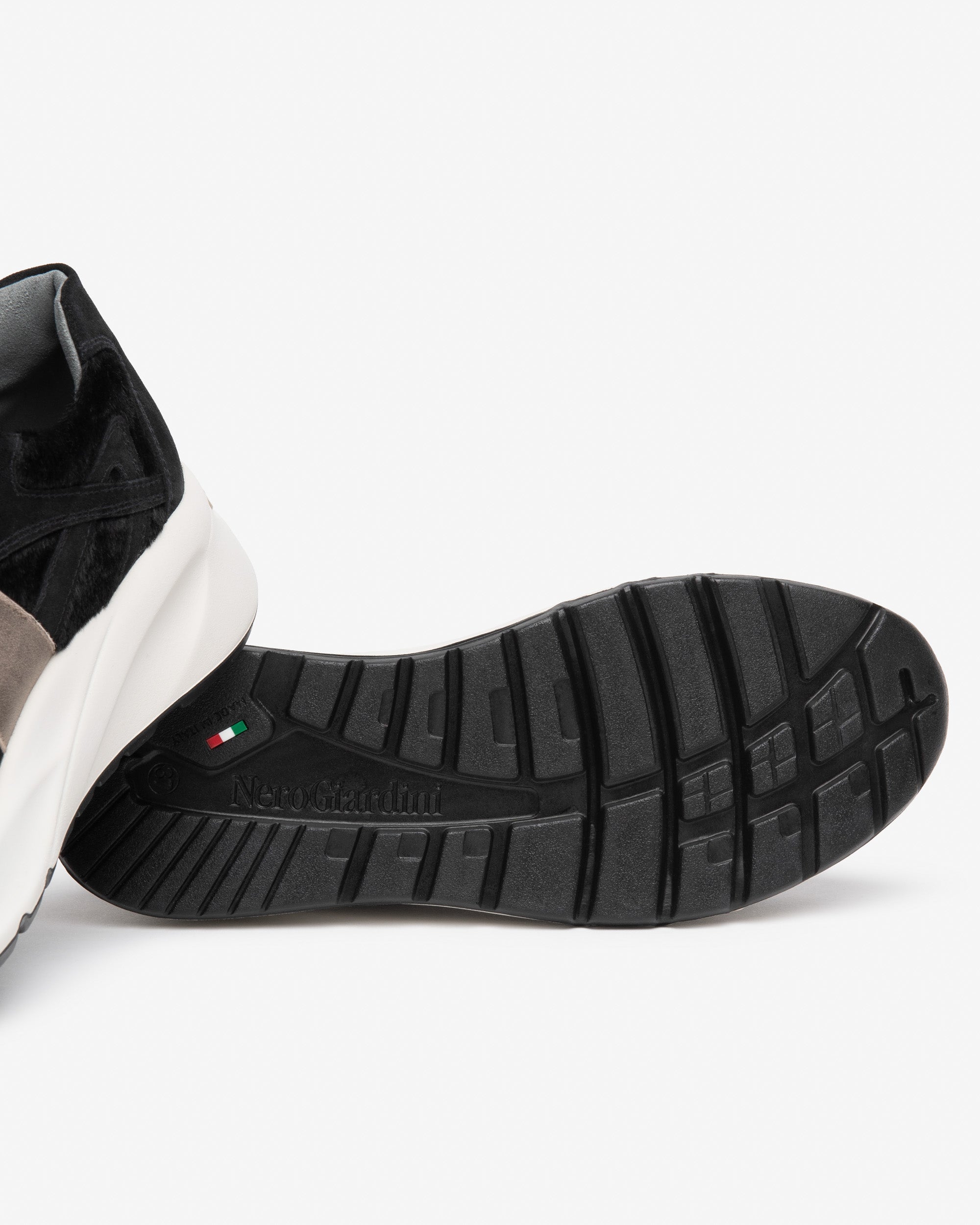 Sneakers Donna in Suede, Materiale Tecnico e Pelle